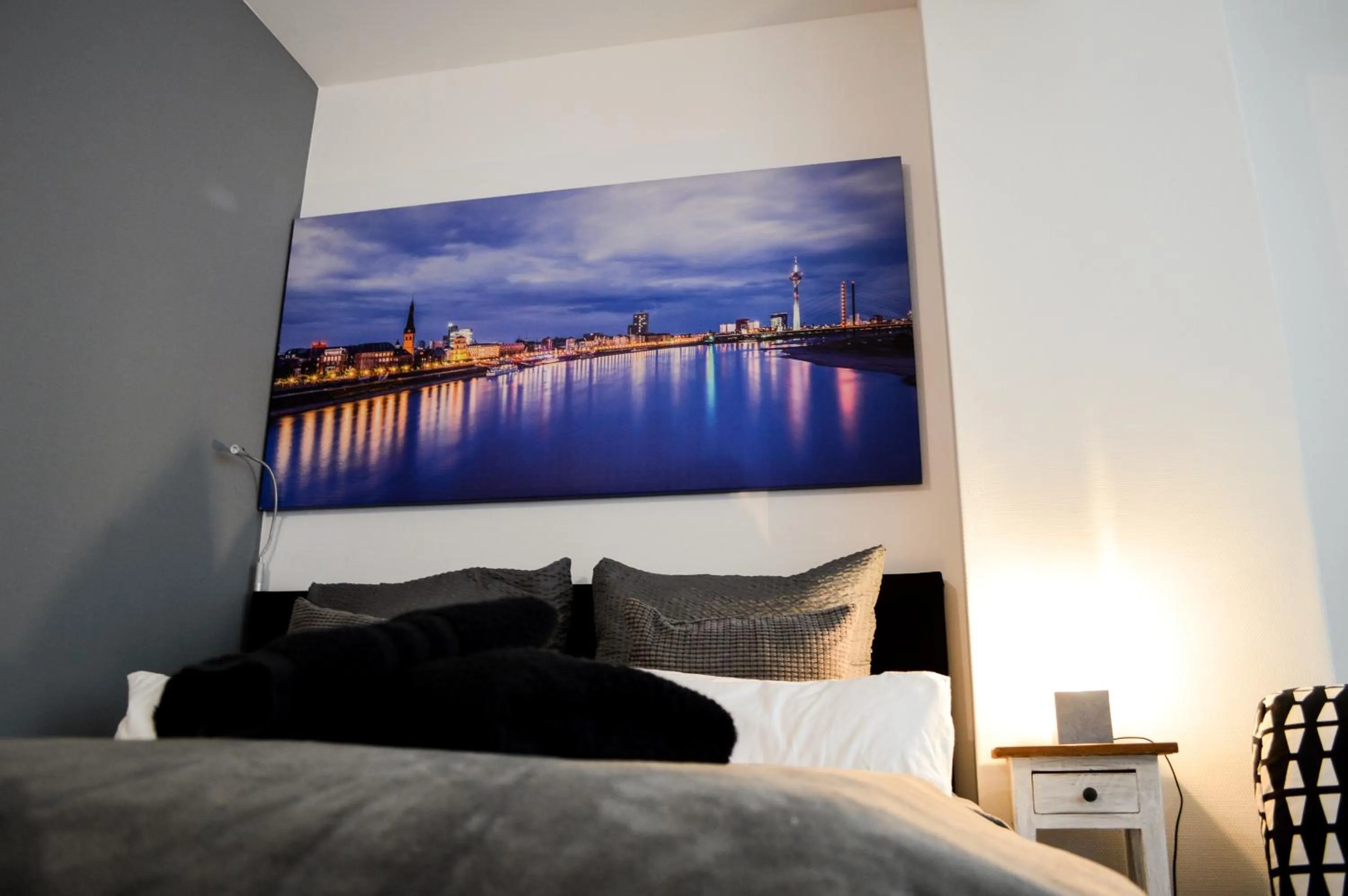 Bedroom, Bed in Centerapartments Tonhallenstraße