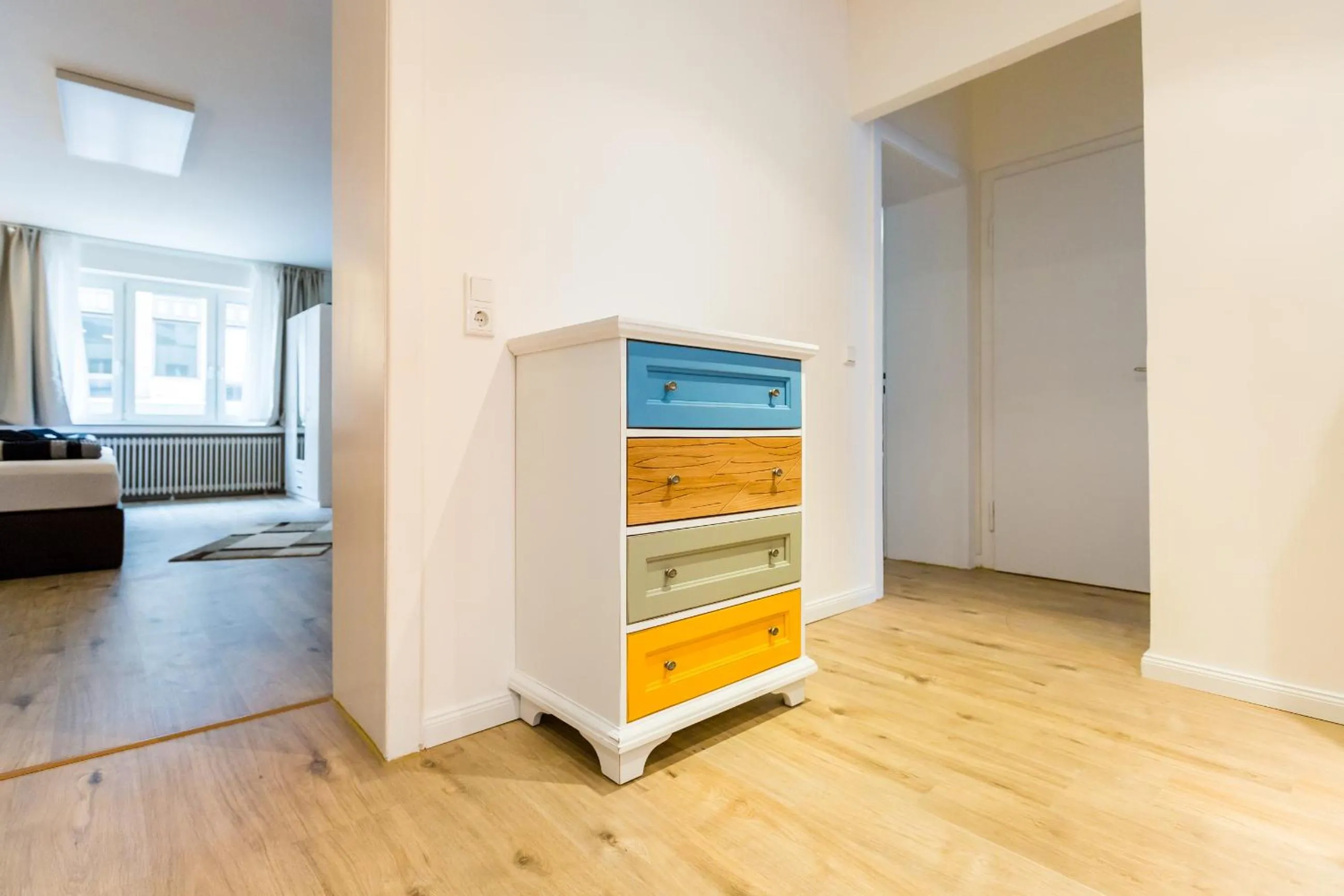 Decorative detail, Bed in Centerapartments Tonhallenstraße