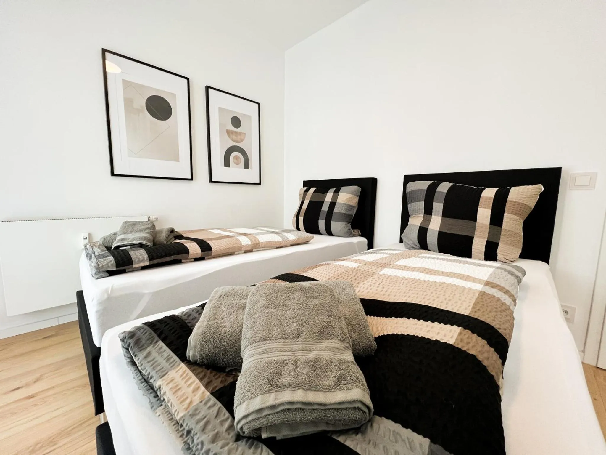 Bed in Centerapartments Tonhallenstraße