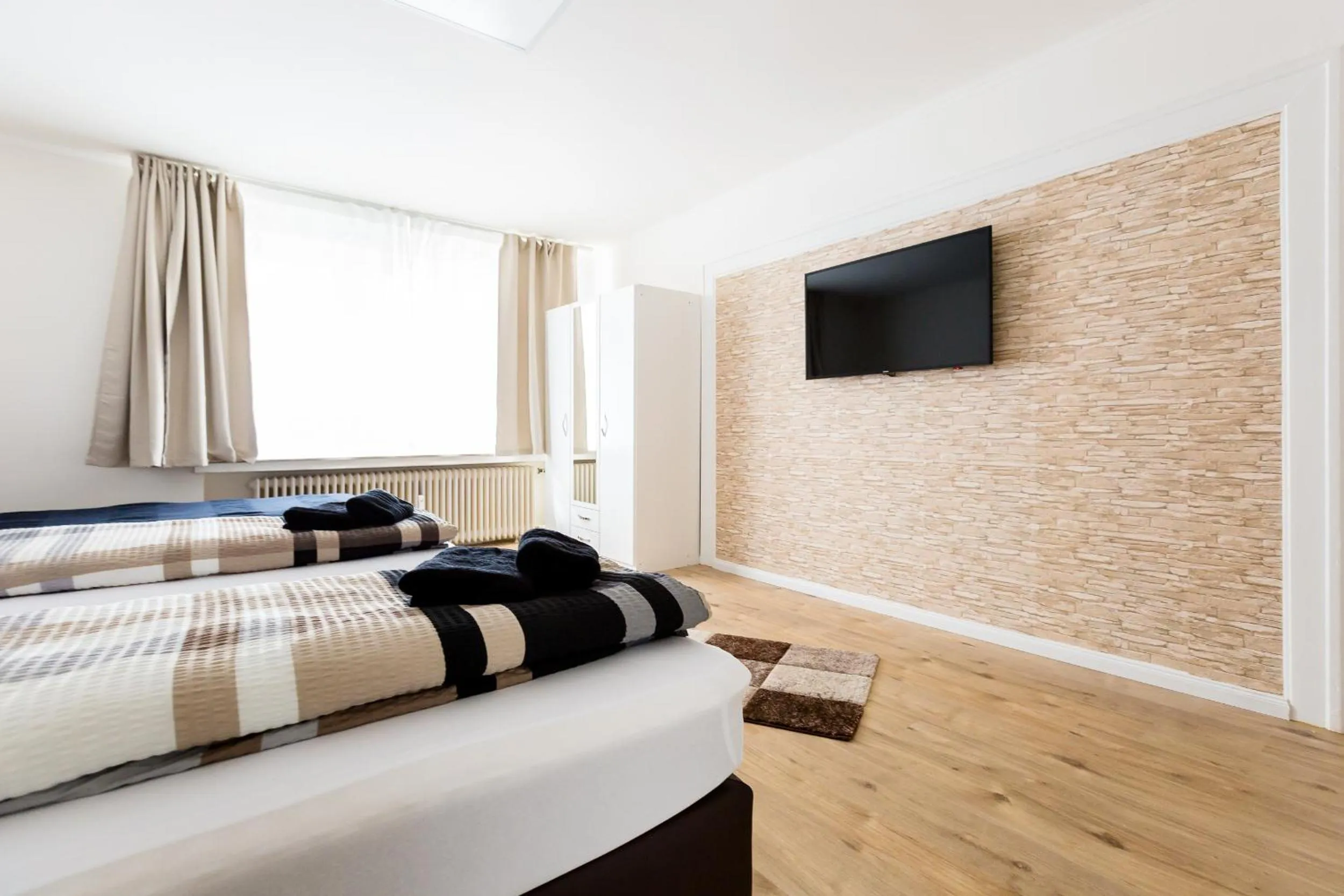 Bedroom, Bed in Centerapartments Tonhallenstraße