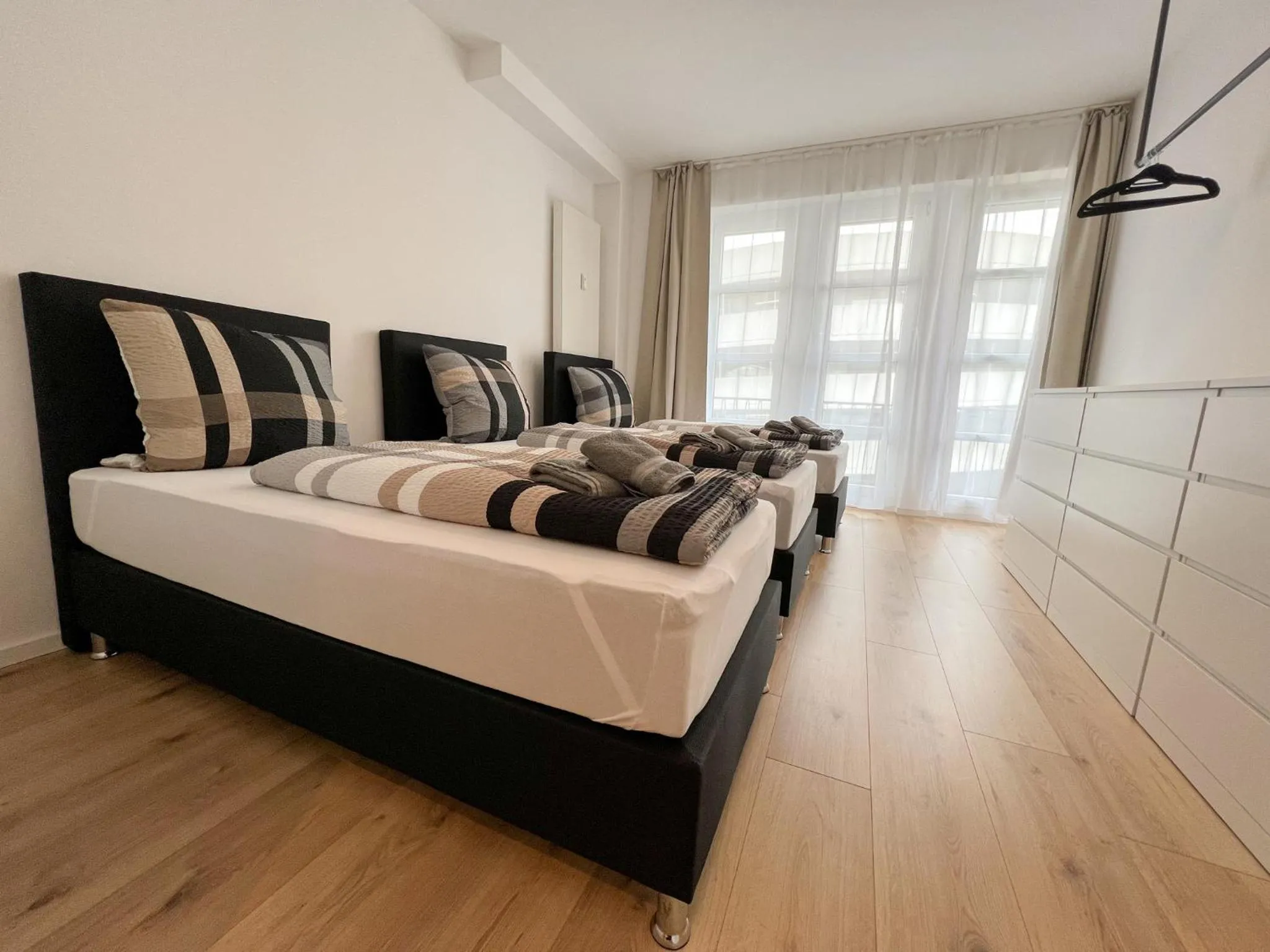 Bed in Centerapartments Tonhallenstraße