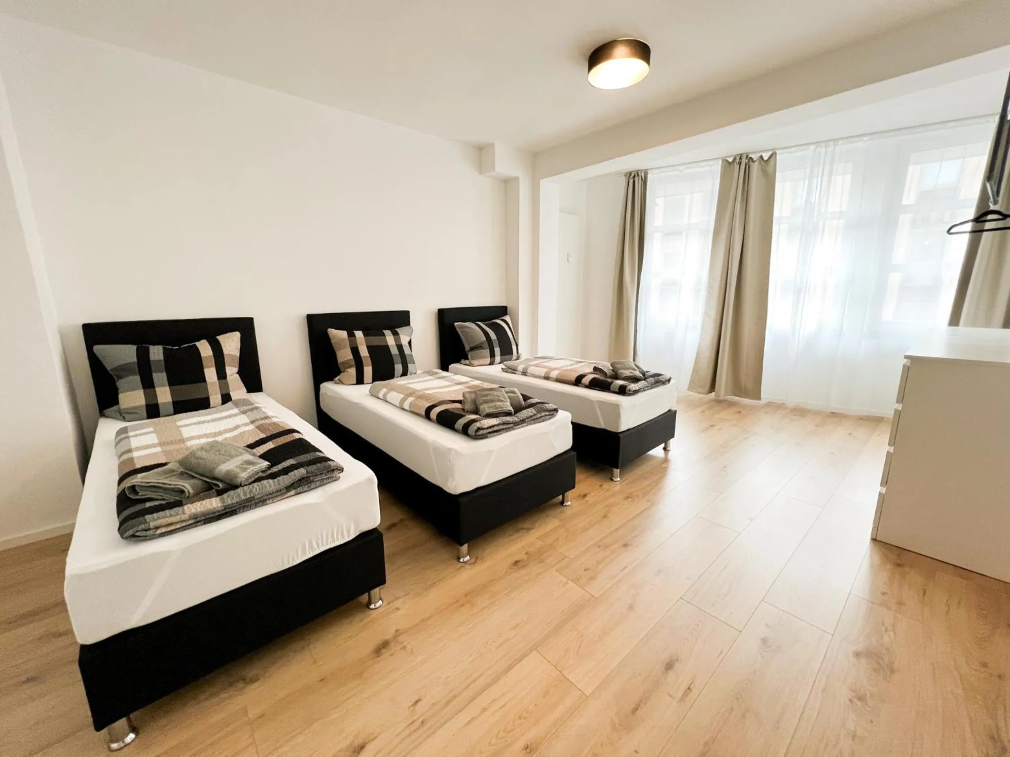 Bed in Centerapartments Tonhallenstraße