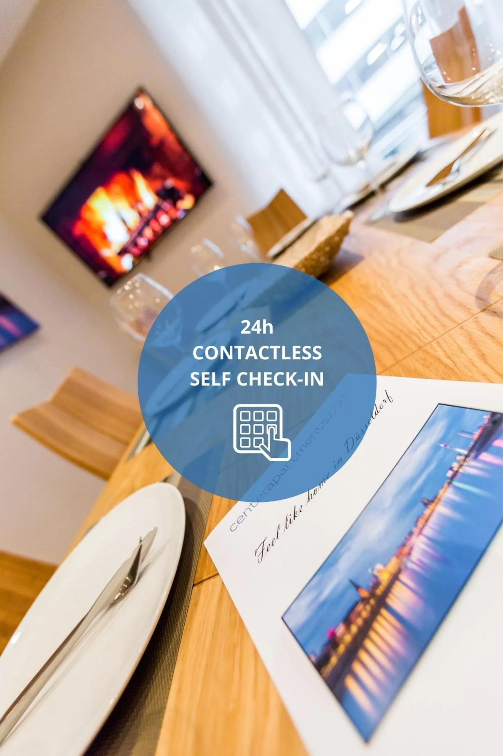 Text overlay in Centerapartments Tonhallenstraße