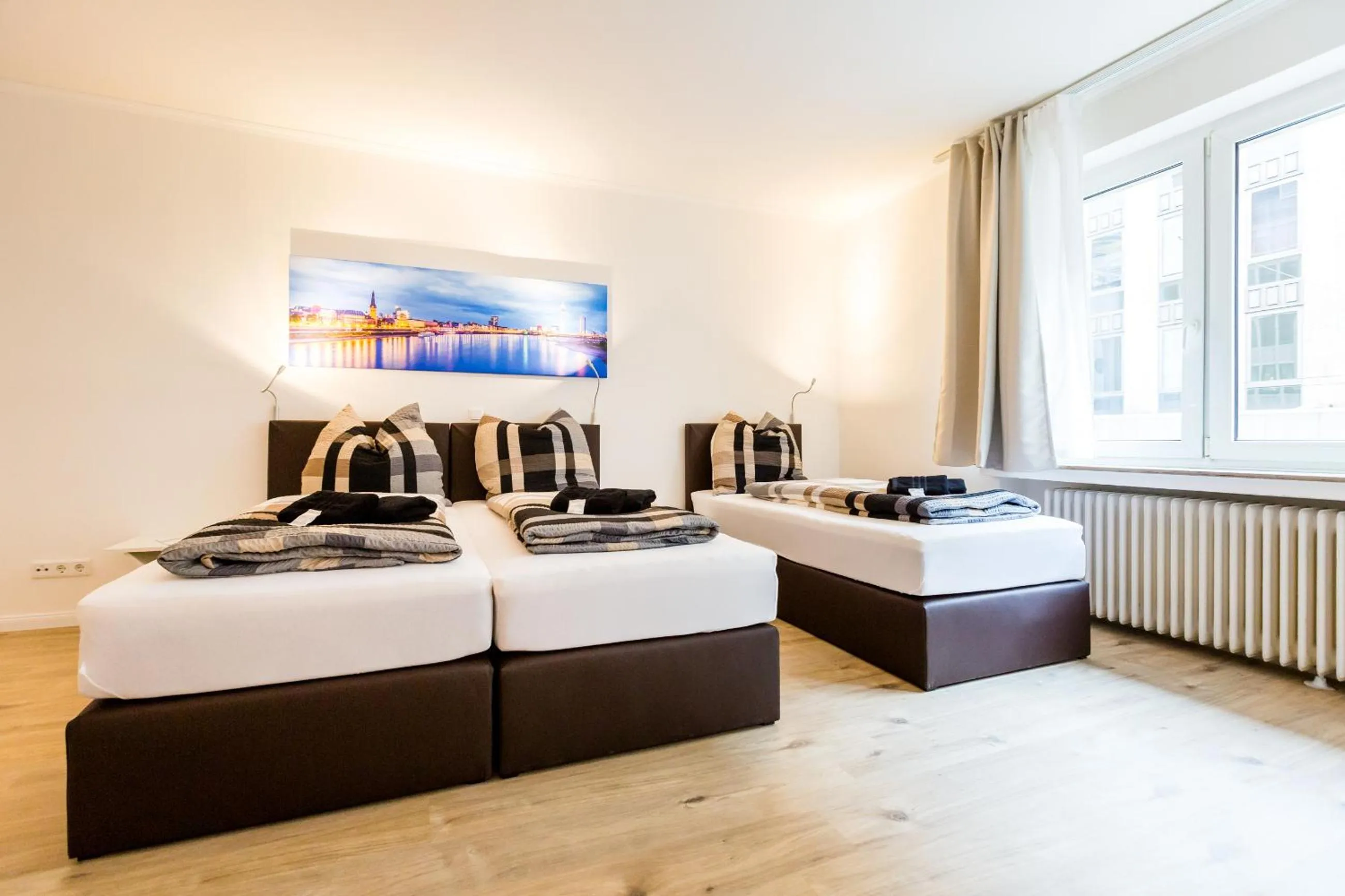 Bedroom, Bed in Centerapartments Tonhallenstraße