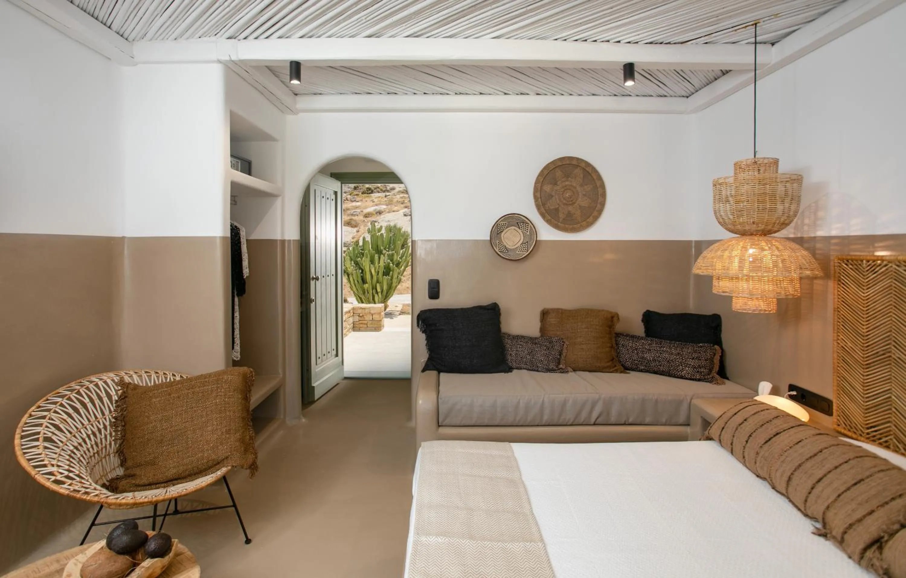 Bedroom, Bed in Naxos Euphoria Suites