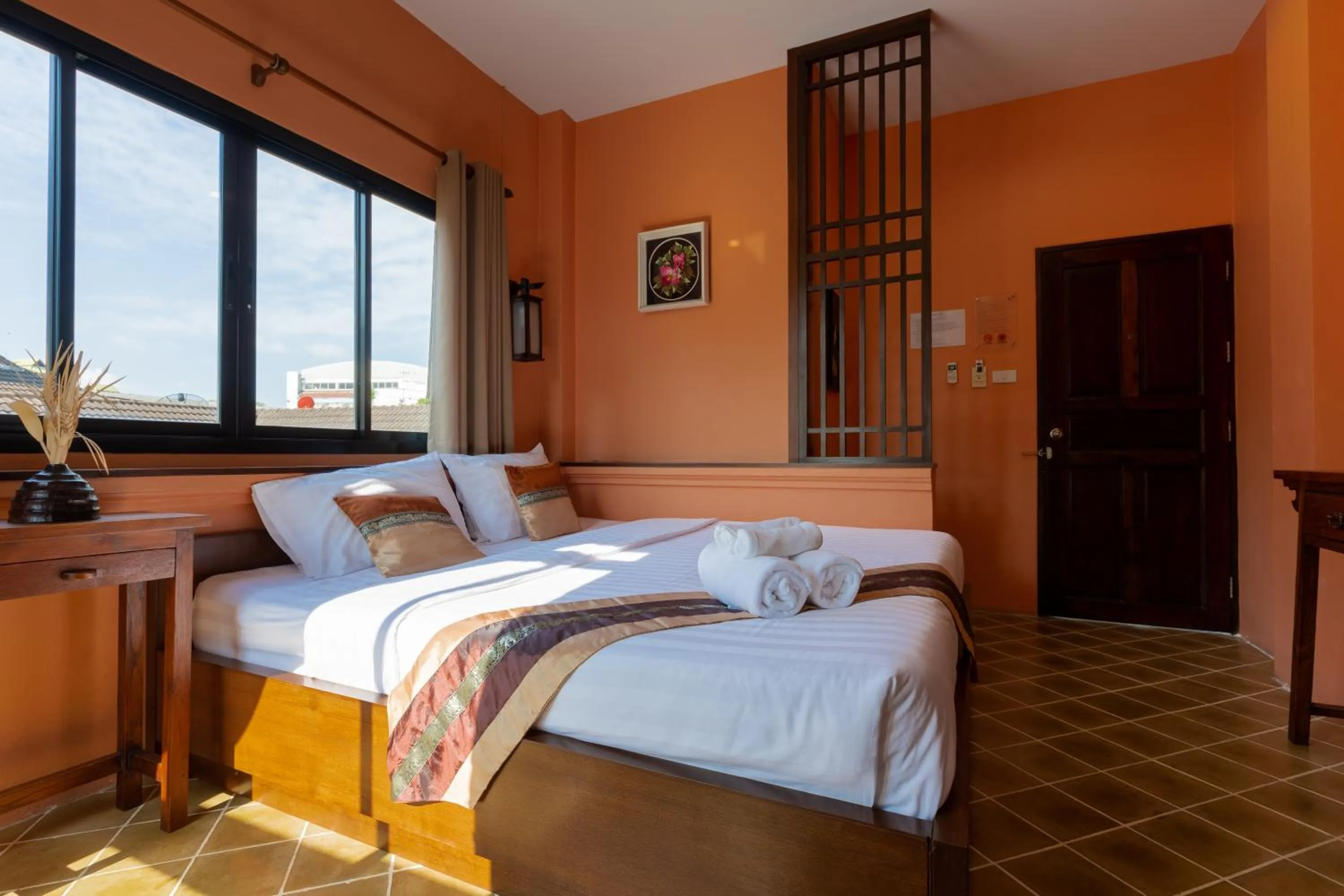 Bed in Huen Hug Chiang Mai