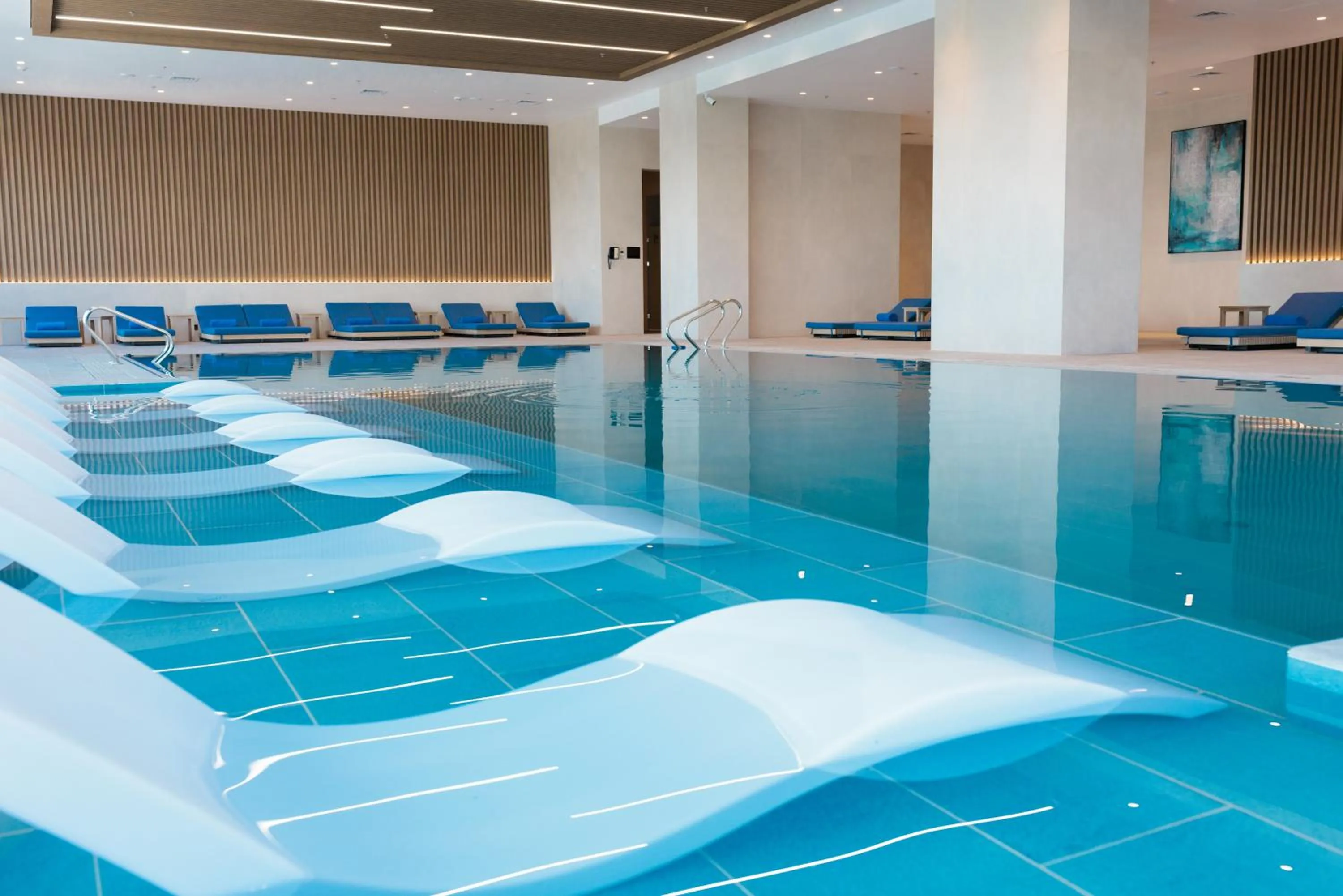 Swimming pool in Crowne Plaza Dushanbe by IHG