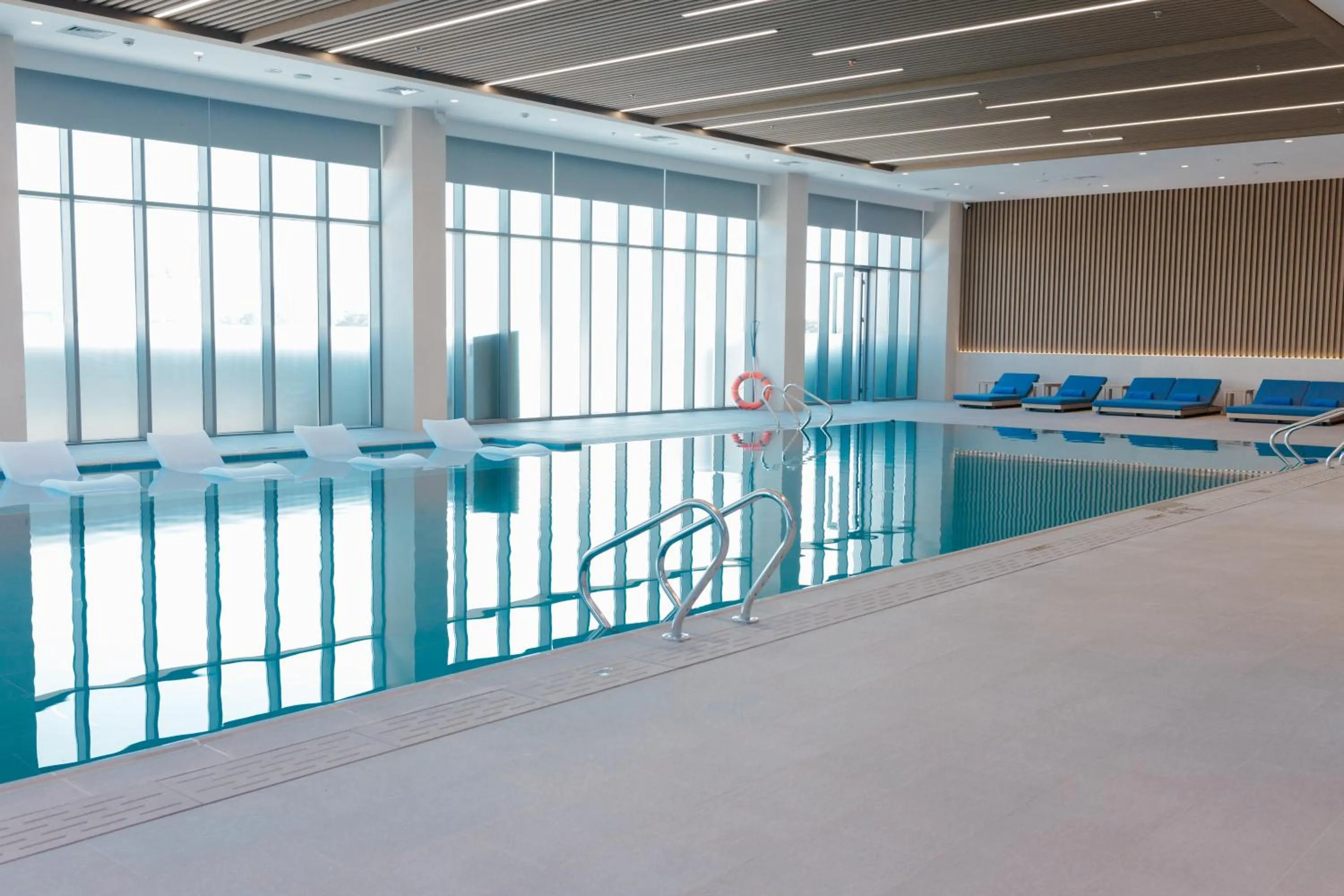 Swimming pool in Crowne Plaza Dushanbe by IHG