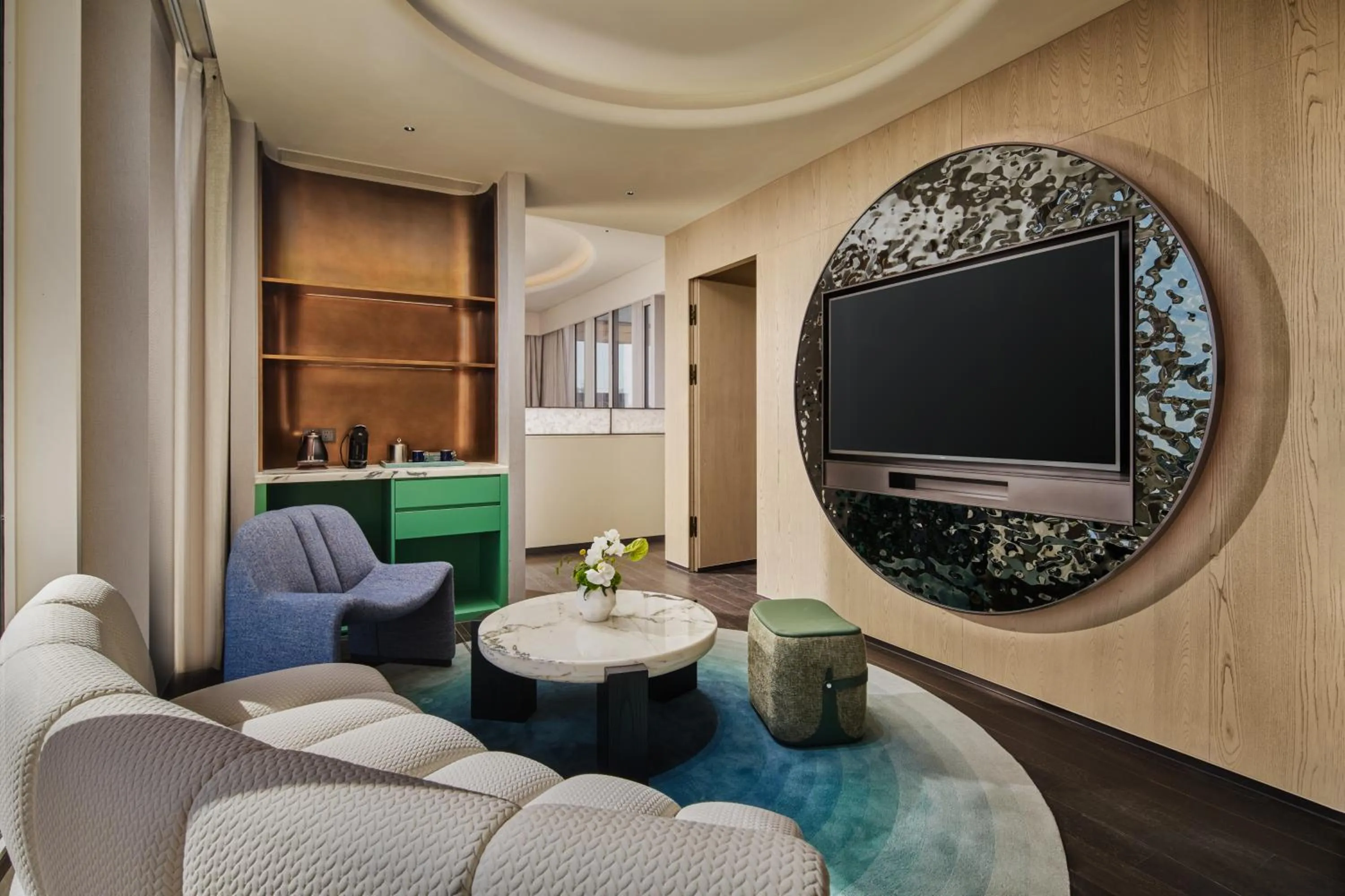 Living room in Hotel Indigo Shanghai Harbour City