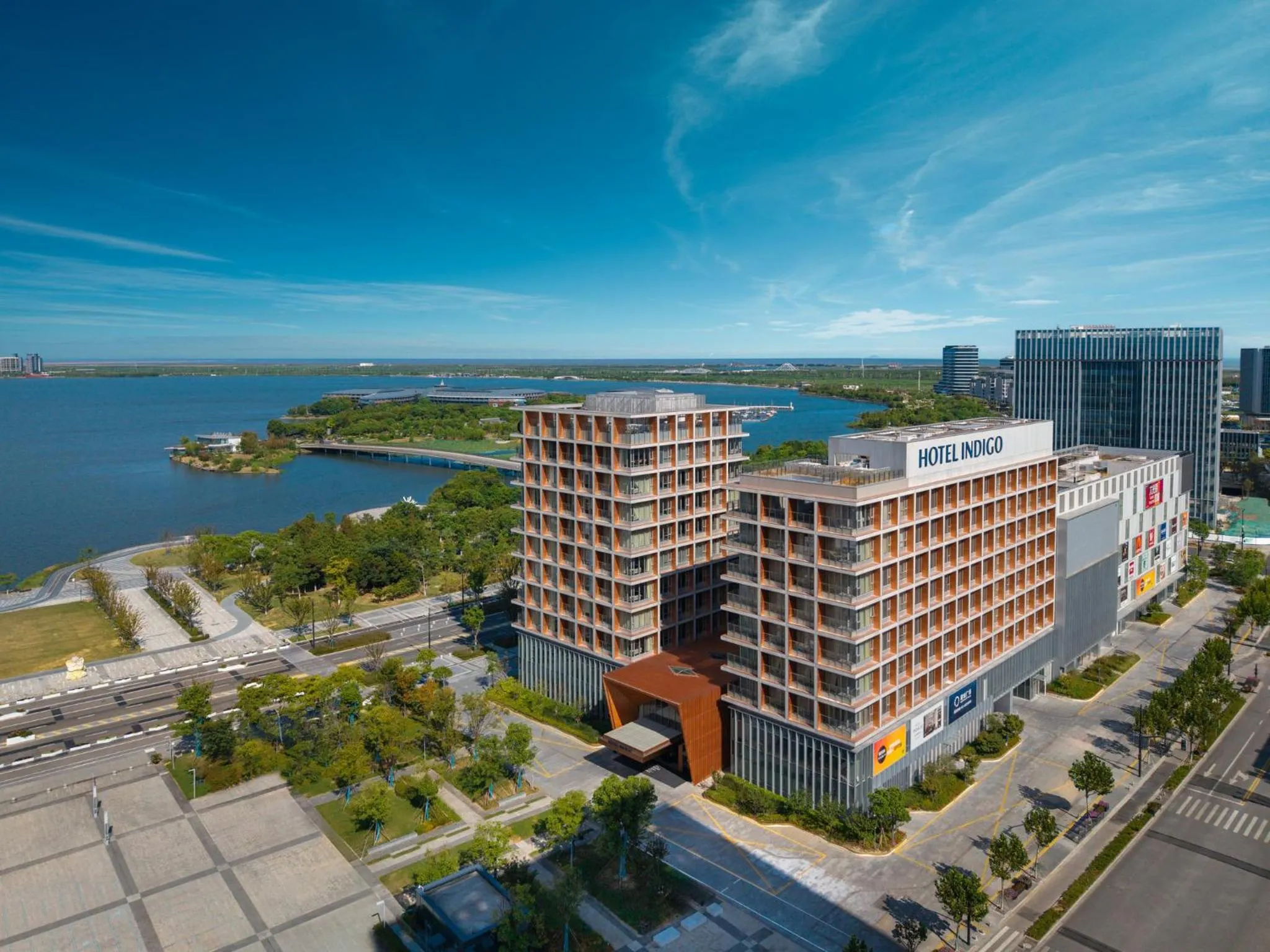 Property building in Hotel Indigo Shanghai Harbour City