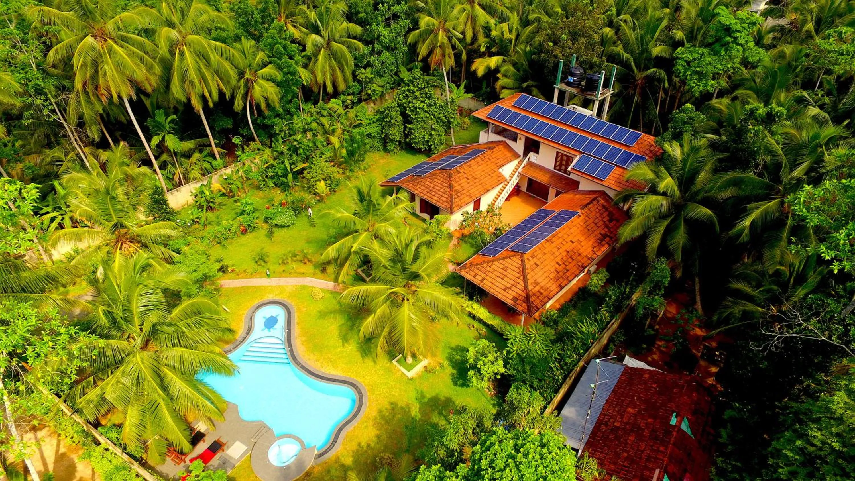 Bird's eye view in King Coconut Lodge