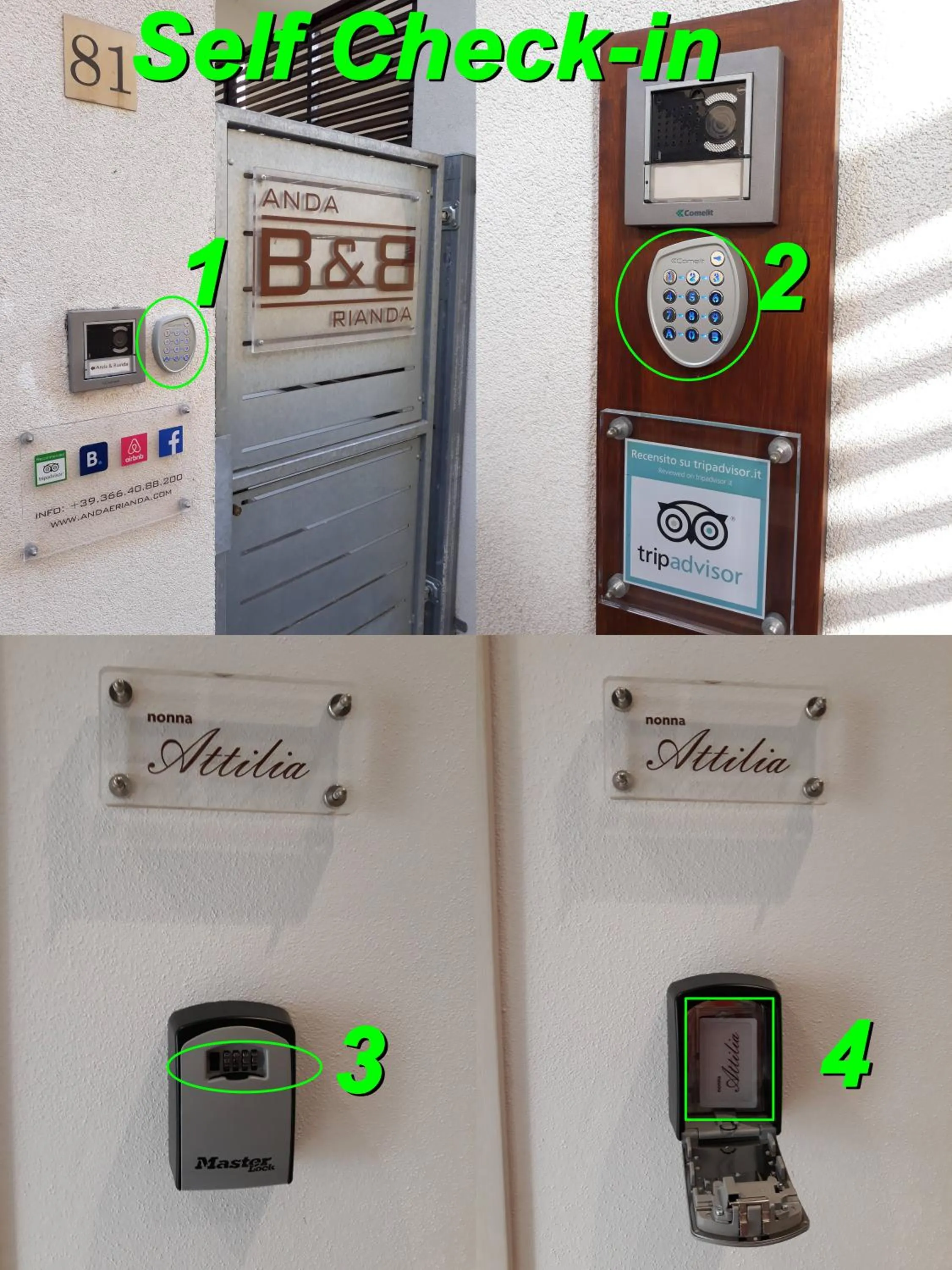 Facade/entrance in Anda e Rianda