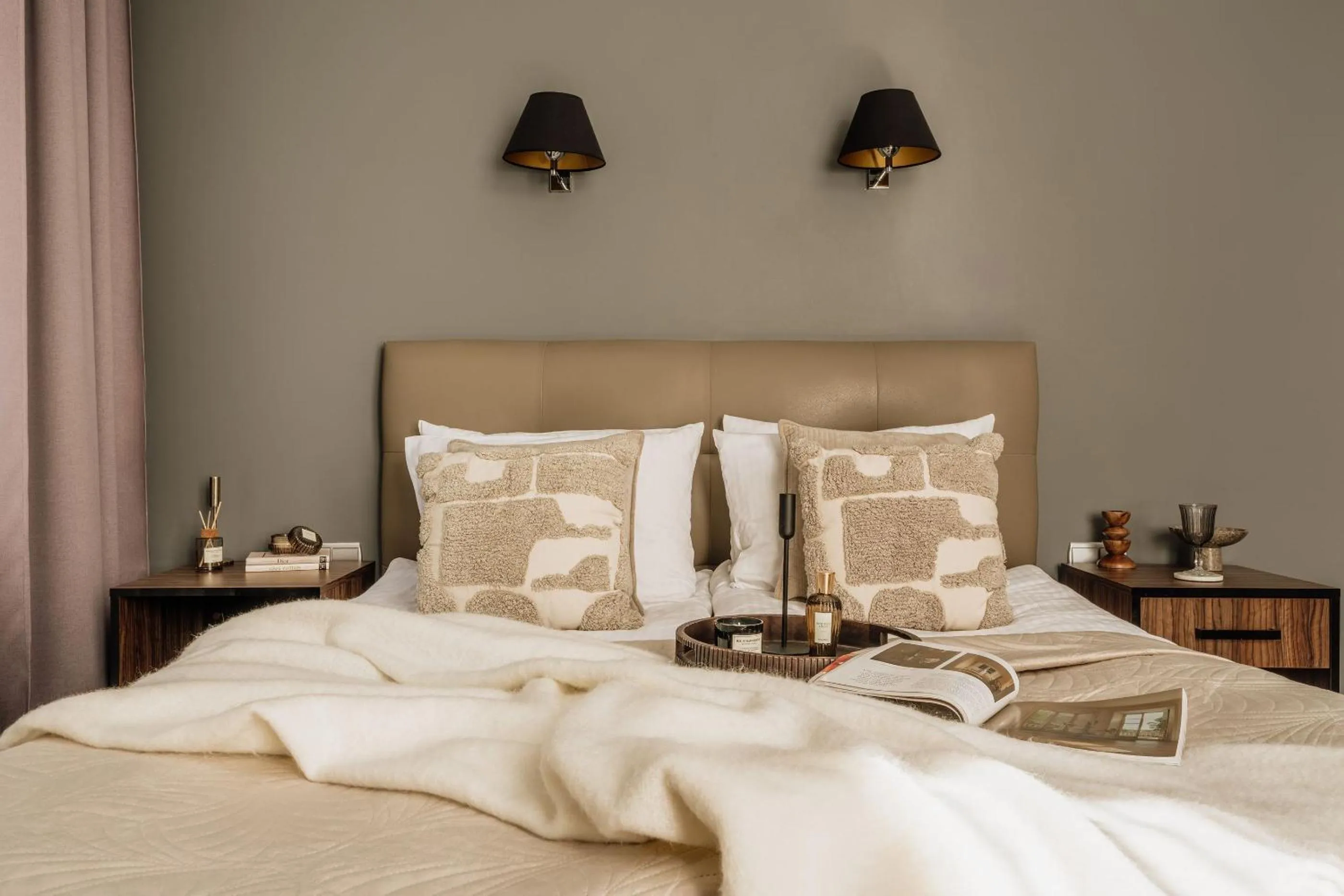 Bed in Grottger Luxury Boutique Hotel City