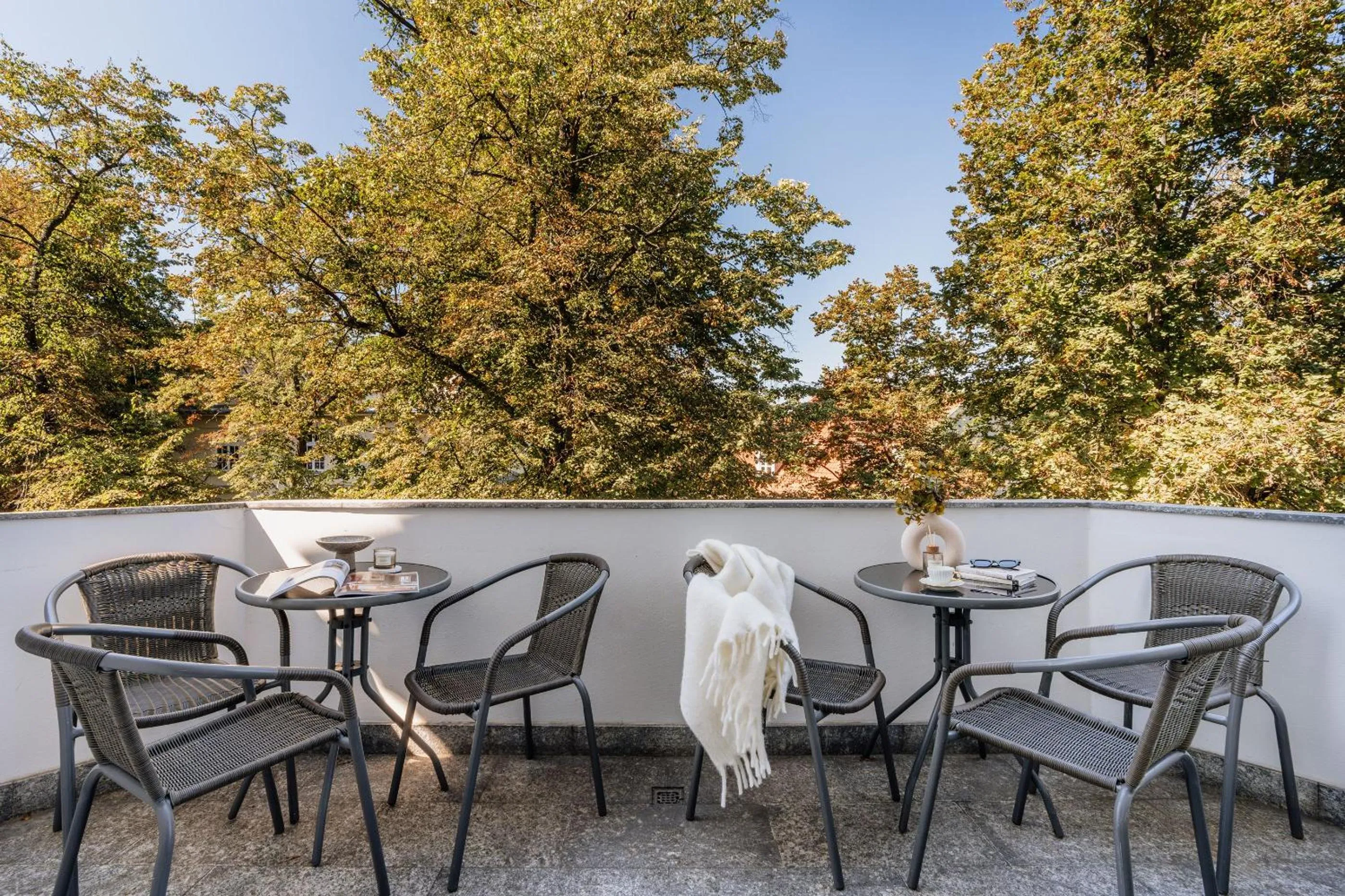 Patio in Grottger Luxury Boutique Hotel City