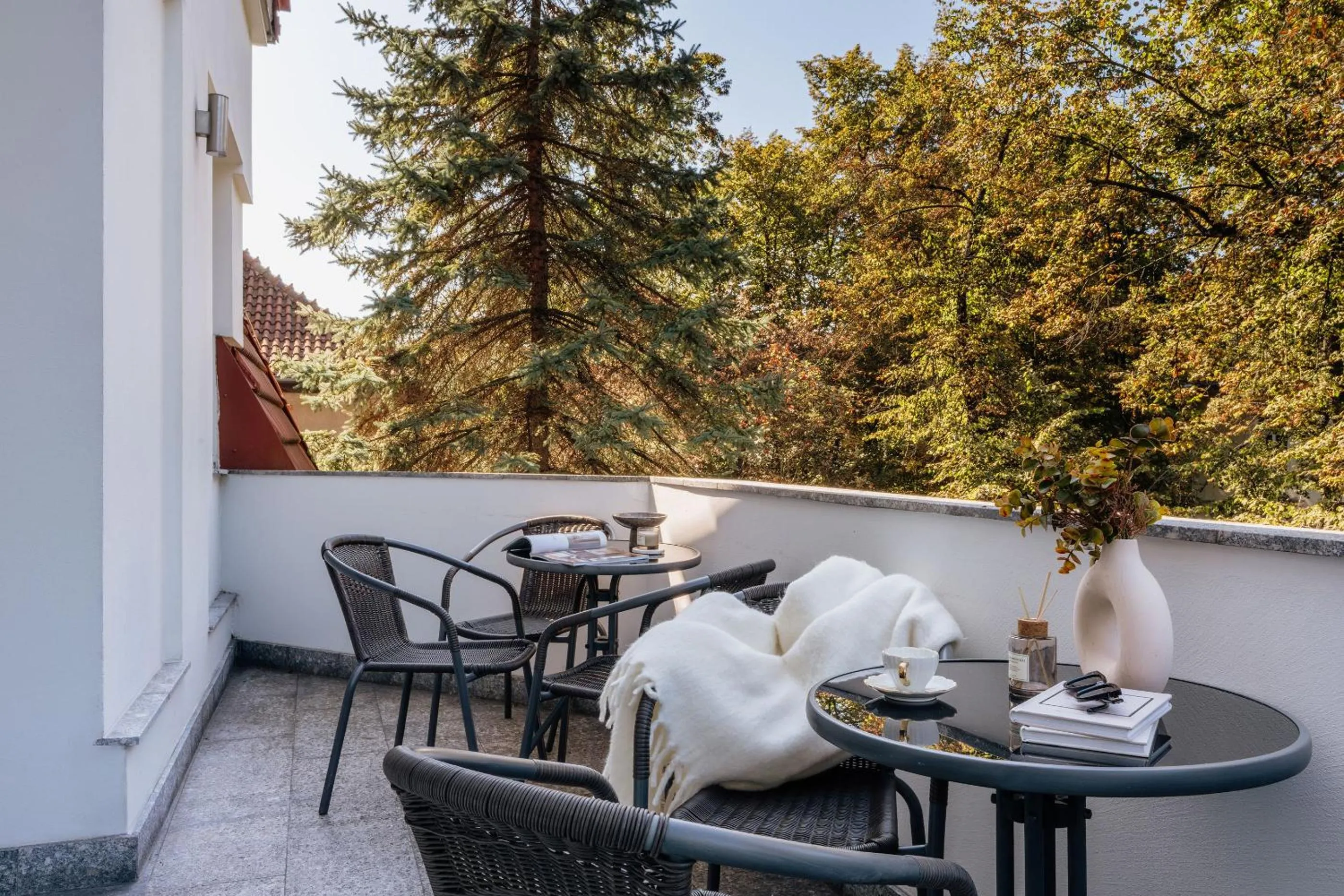 Patio in Grottger Luxury Boutique Hotel City