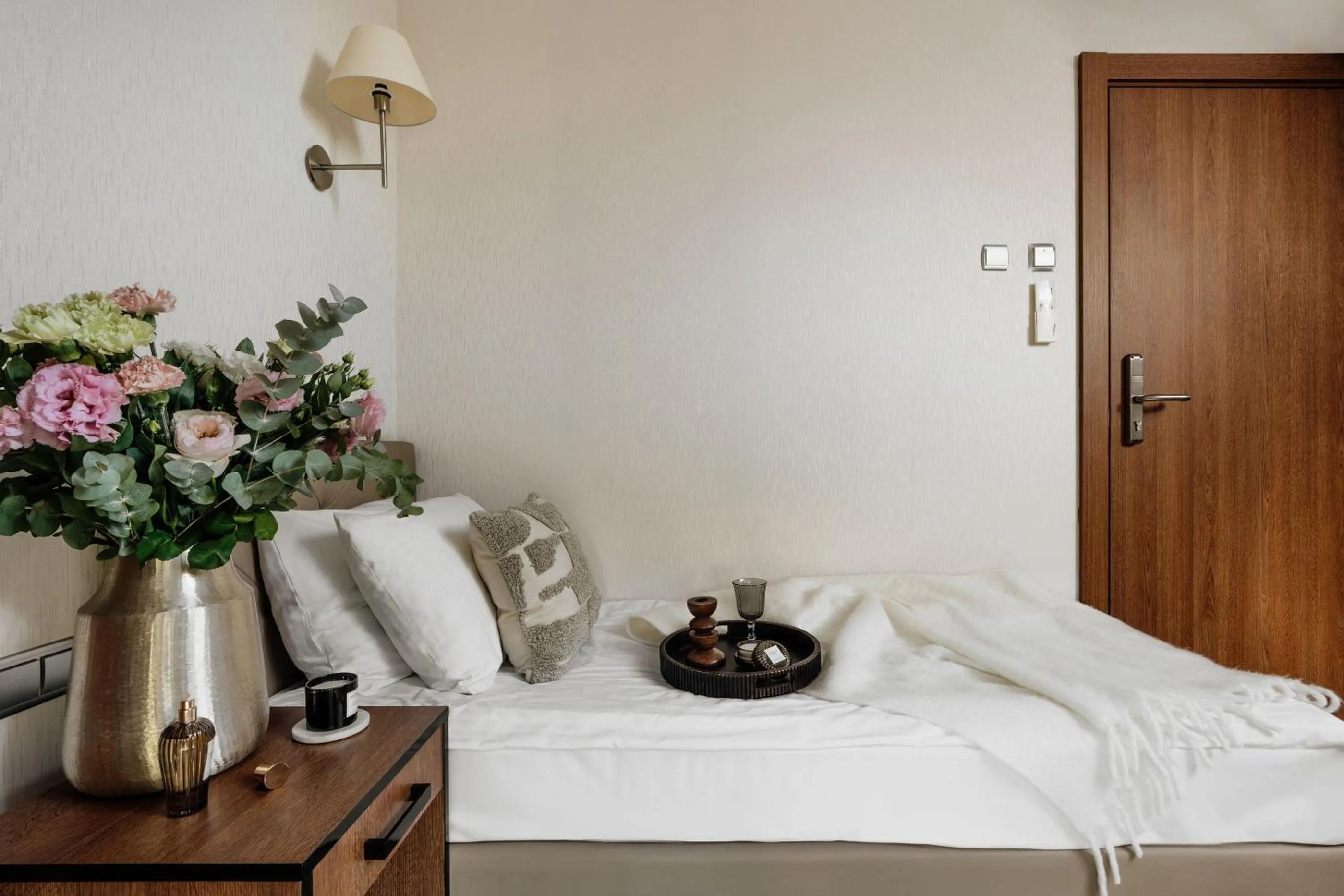 Bed in Grottger Luxury Boutique Hotel City