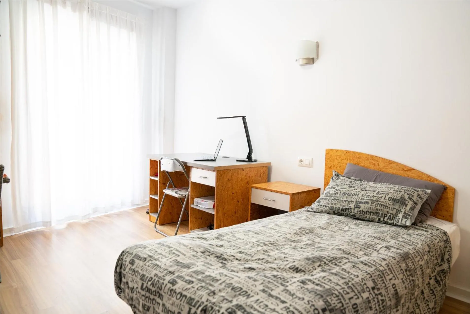 Bedroom, Bed in MiCampus Burjassot 1 Student Residence