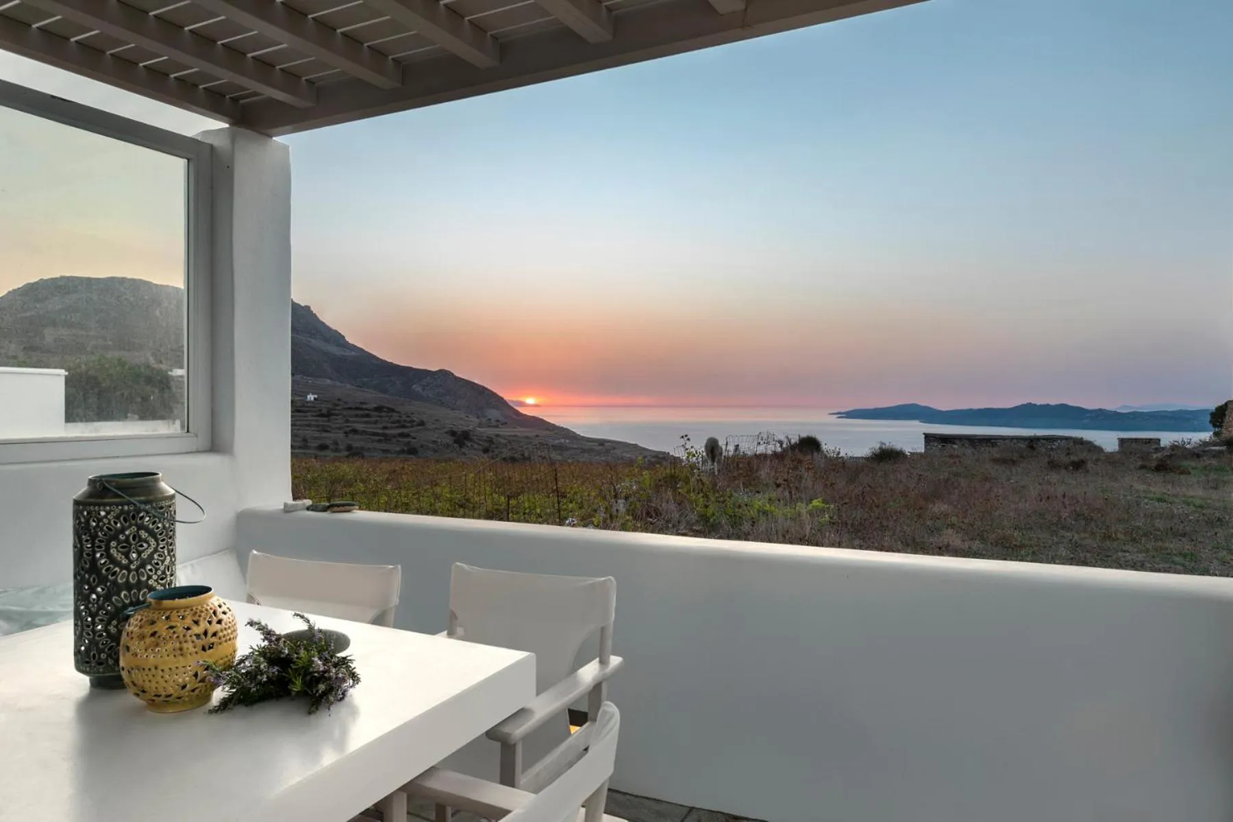 Sea view in White Tinos Luxury Suites