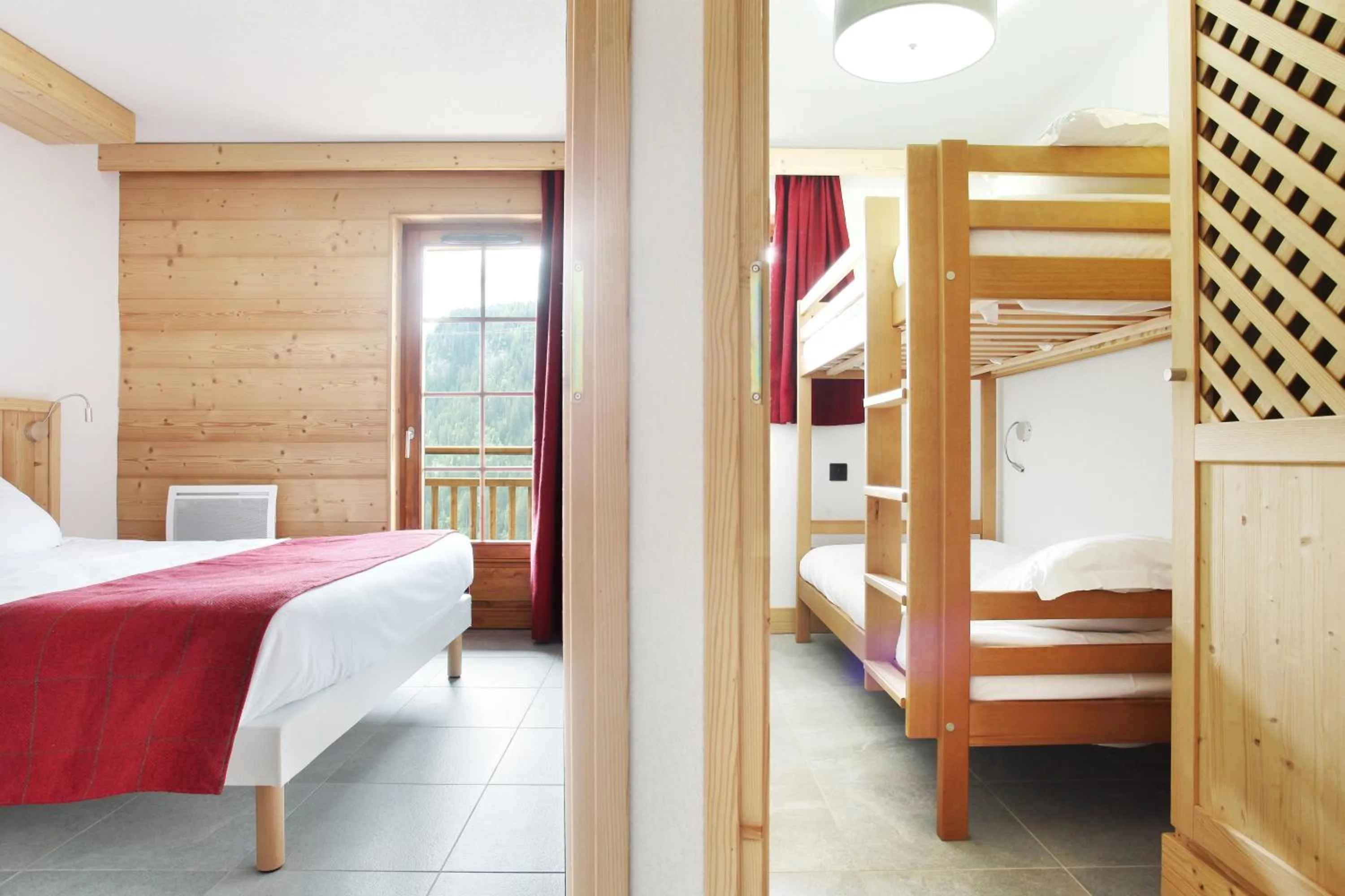 Bedroom, Bed in Résidence Odalys Les Fermes de Châtel