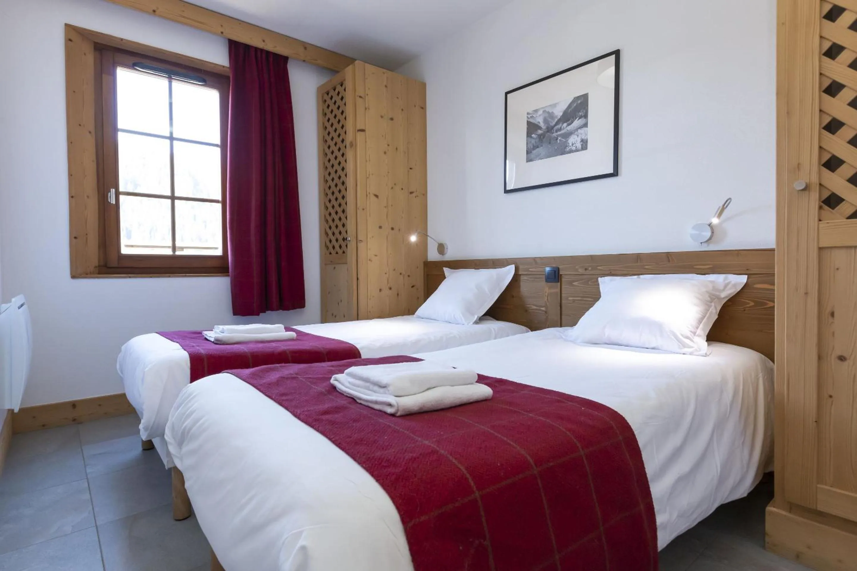 Bed in Résidence Odalys Les Fermes de Châtel