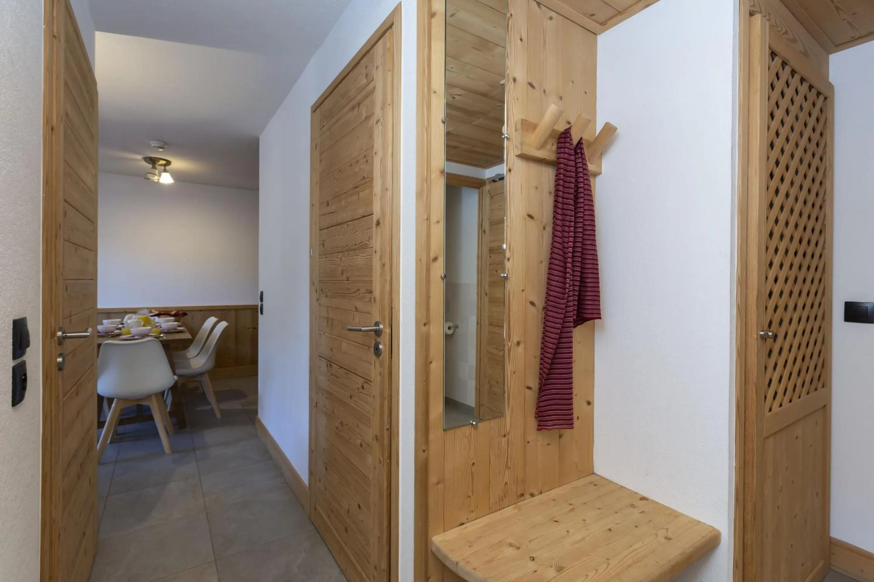 Dining area in Résidence Odalys Les Fermes de Châtel