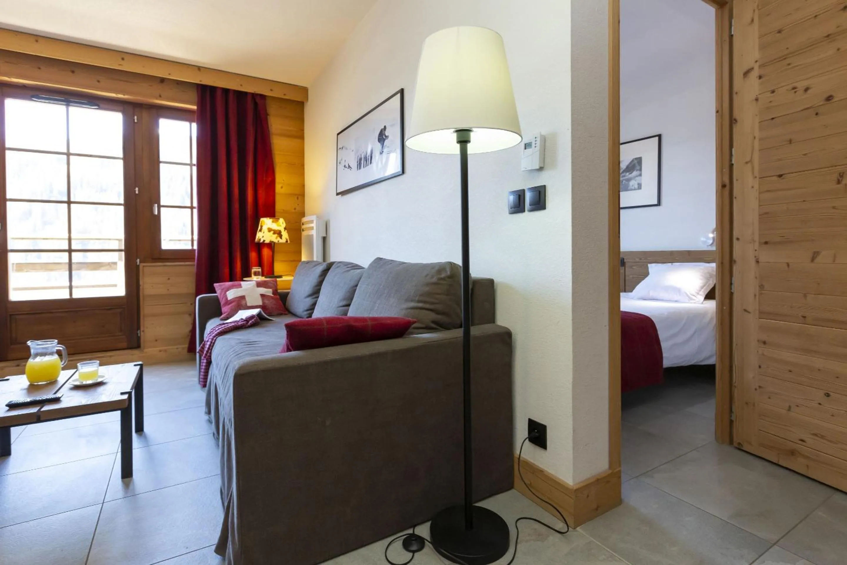 Bed in Résidence Odalys Les Fermes de Châtel