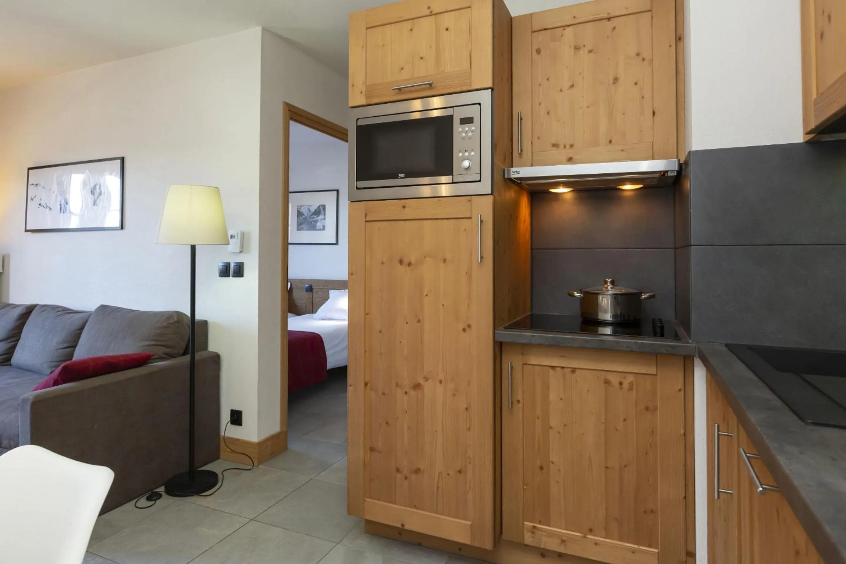 Bed in Résidence Odalys Les Fermes de Châtel