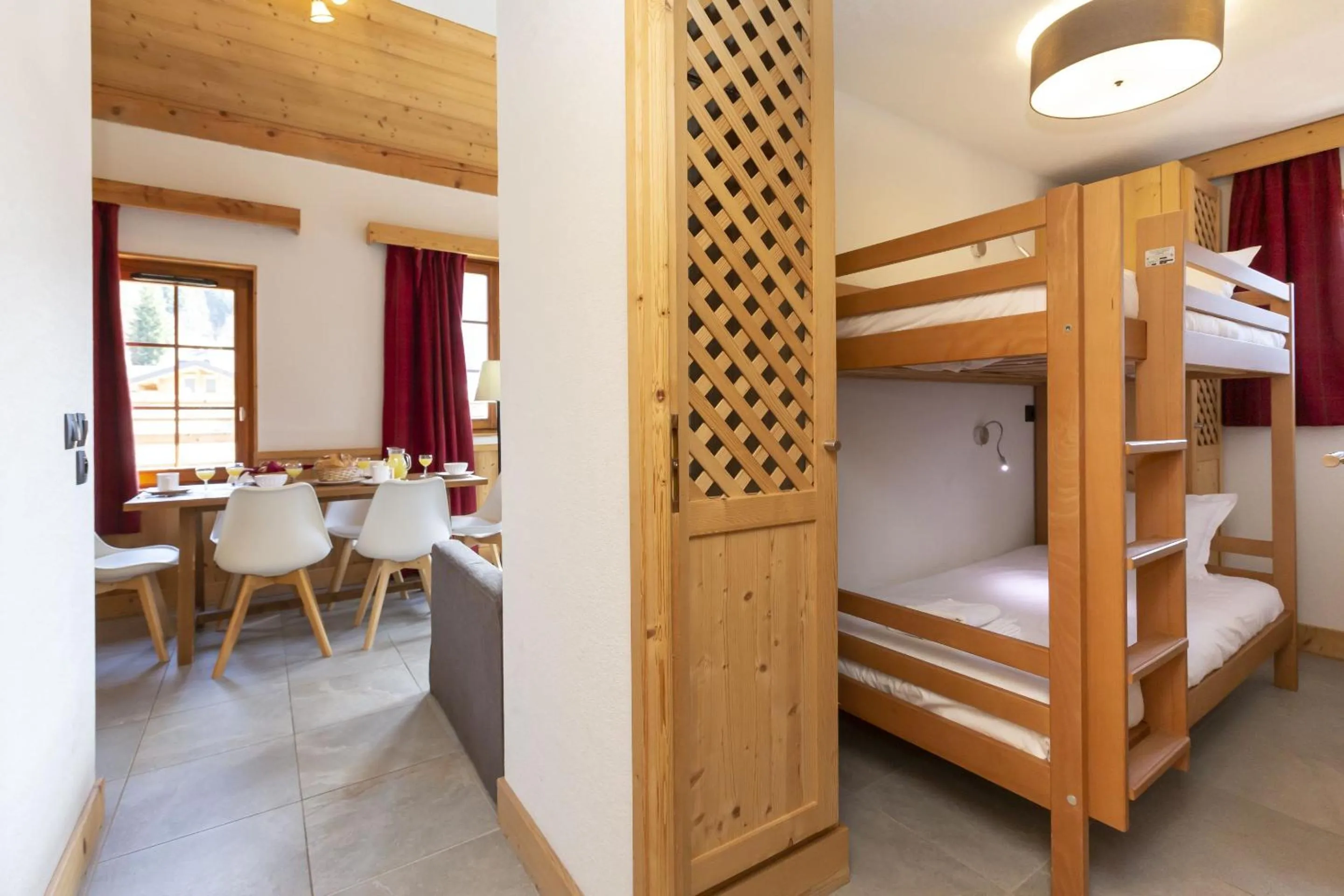 Bedroom, Bed in Résidence Odalys Les Fermes de Châtel