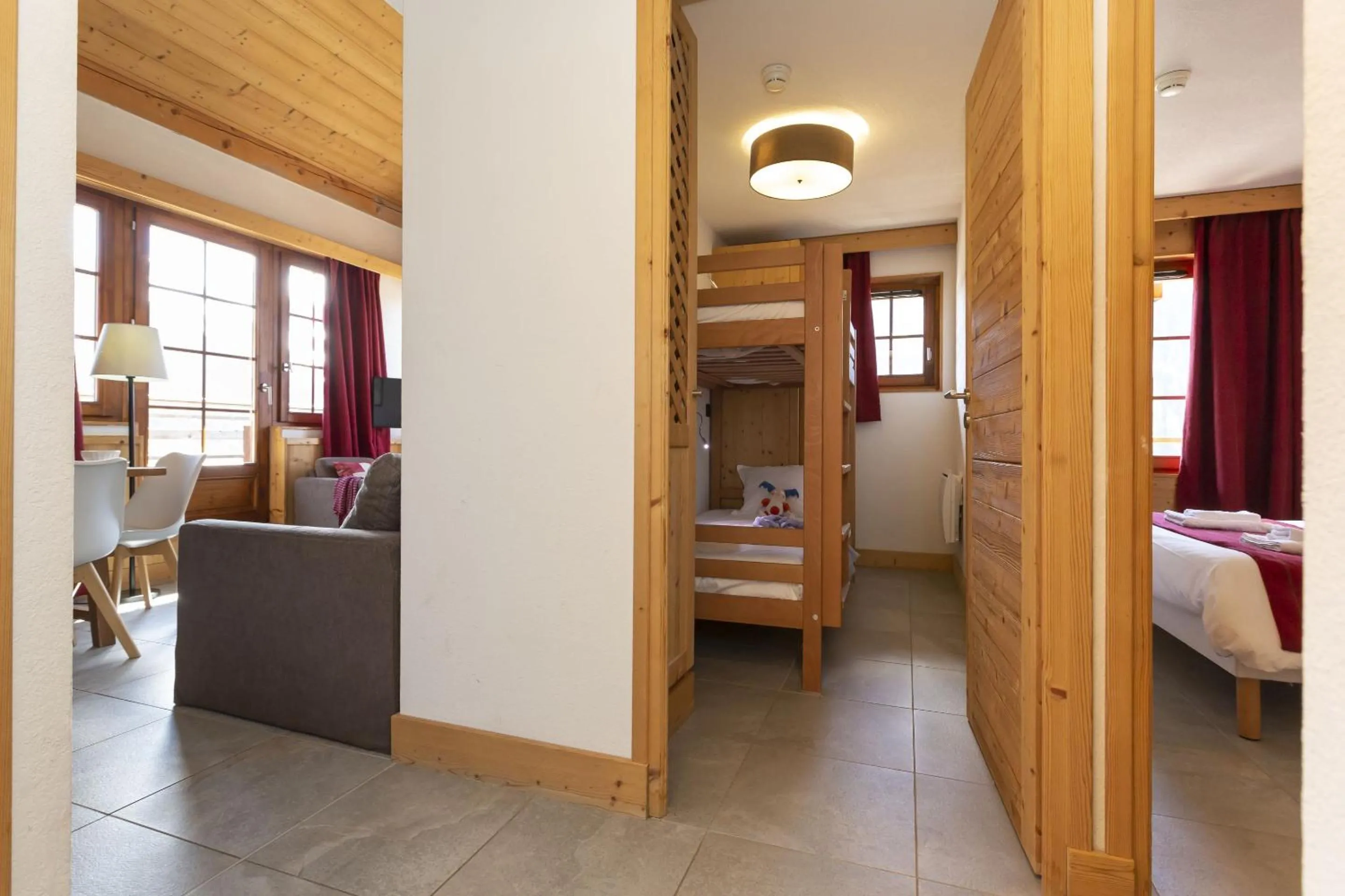 Bedroom, Bed in Résidence Odalys Les Fermes de Châtel