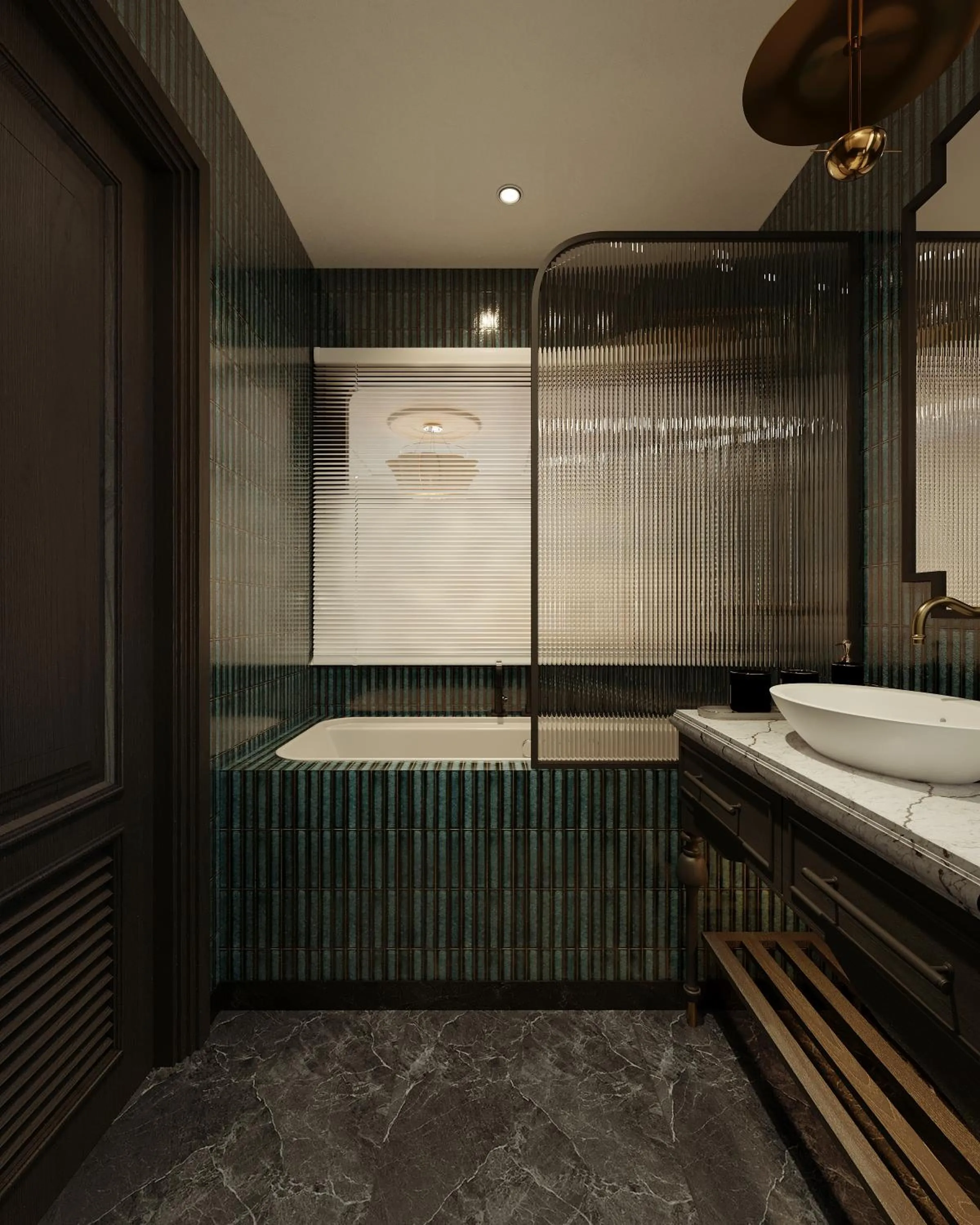 Shower in L'Heritage Premium Hanoi Central