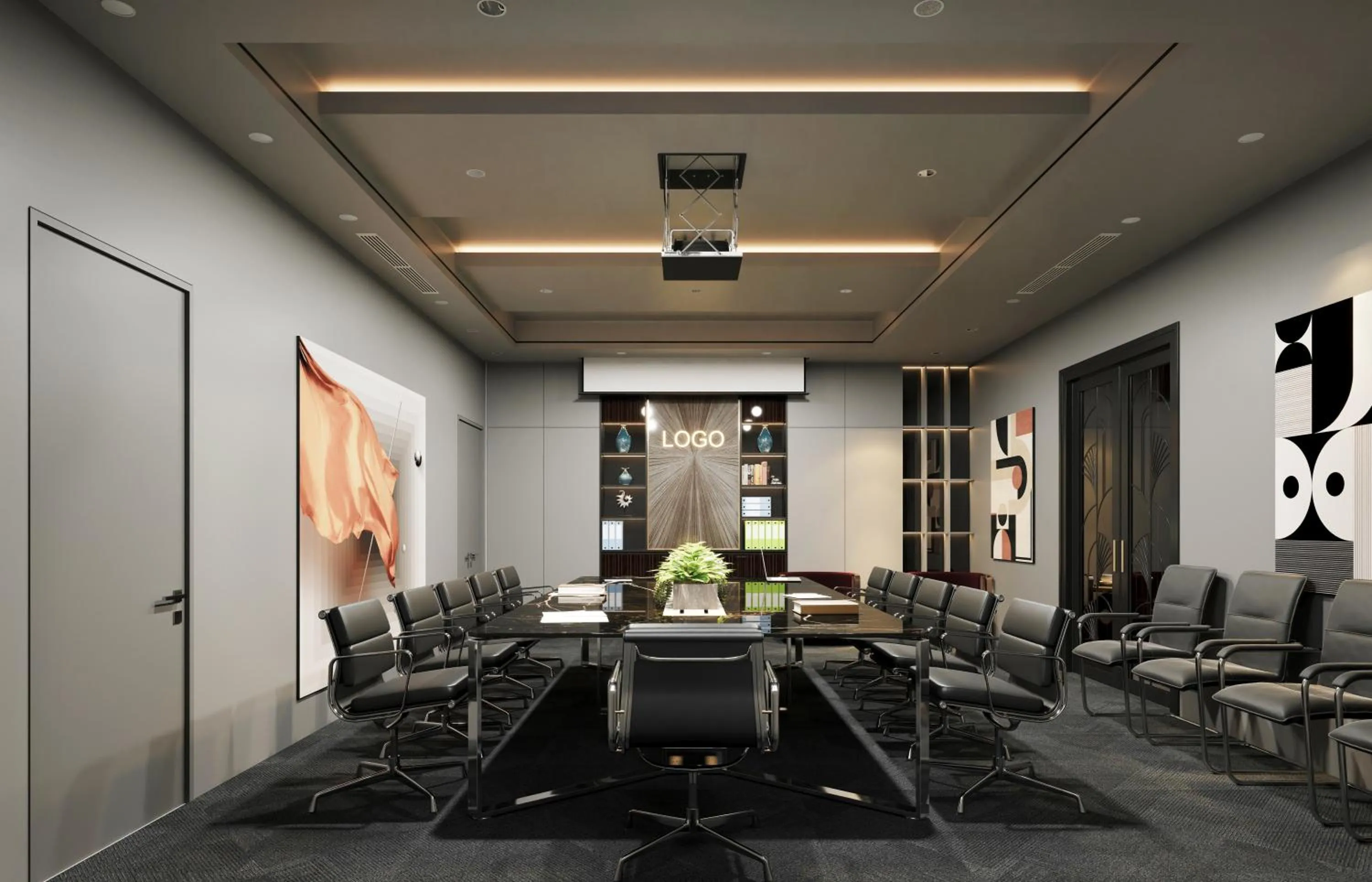 Seating area in L'Heritage Premium Hanoi Central