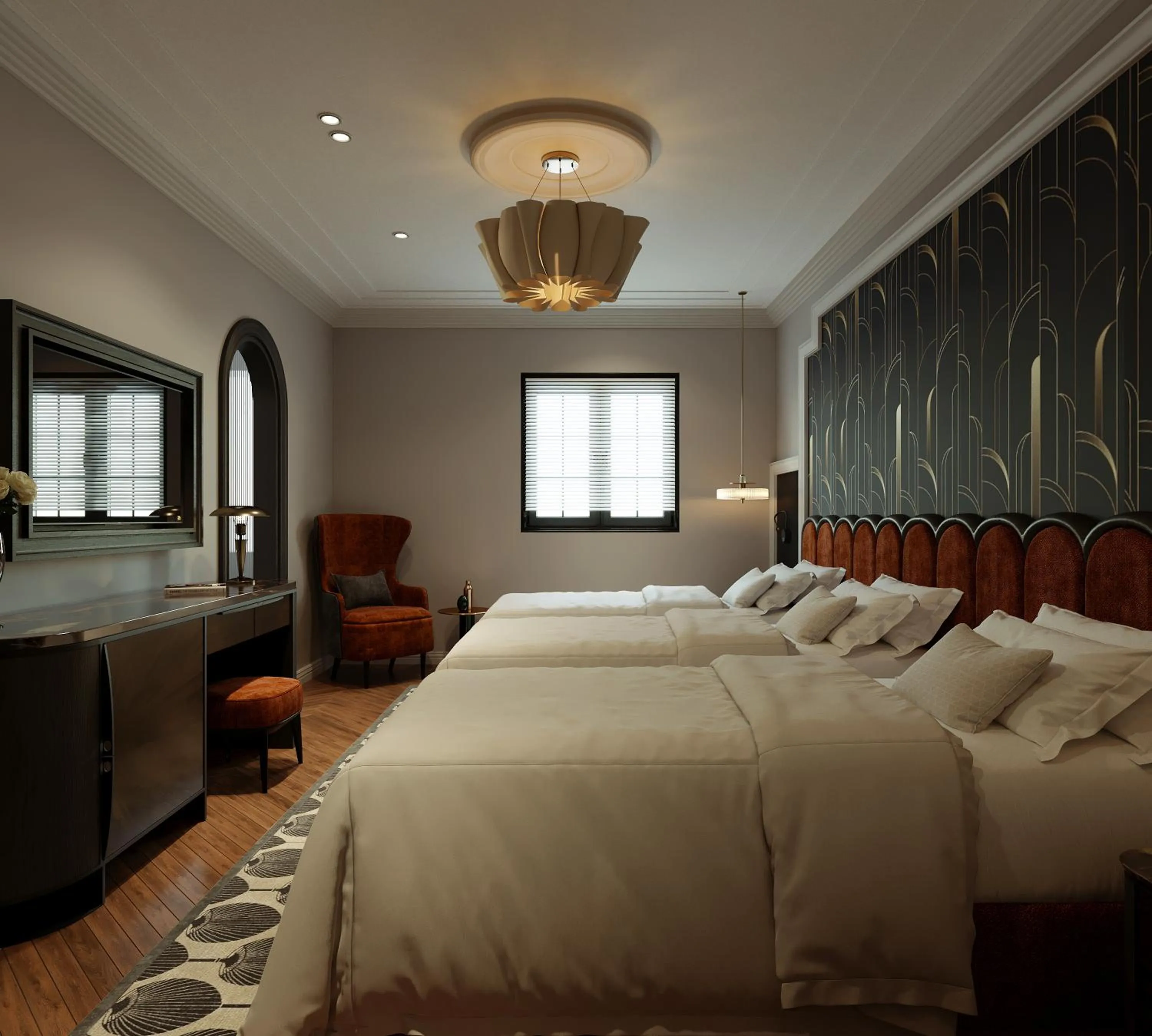 Bedroom, Bed in L'Heritage Premium Hanoi Central