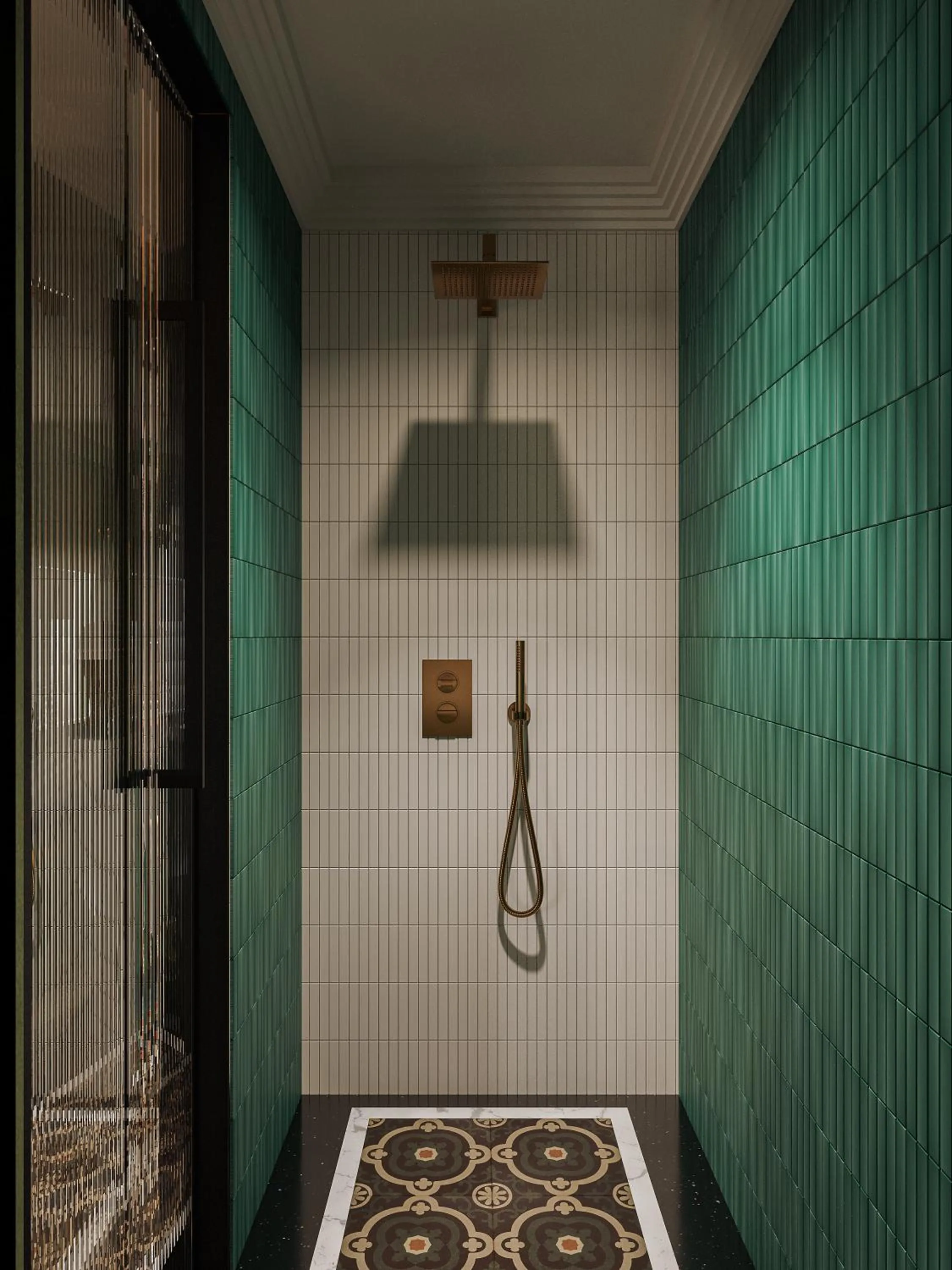 Shower in L'Heritage Premium Hanoi Central