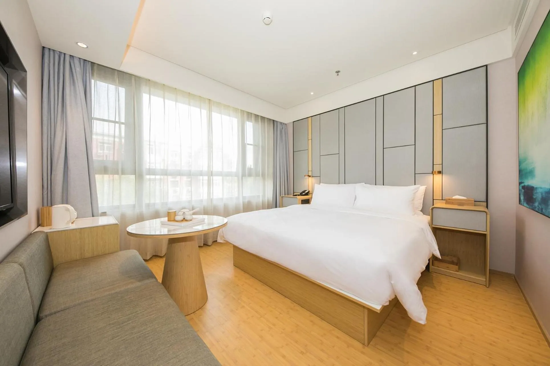 Bed in Ji Hotel Beijing Liujiayao