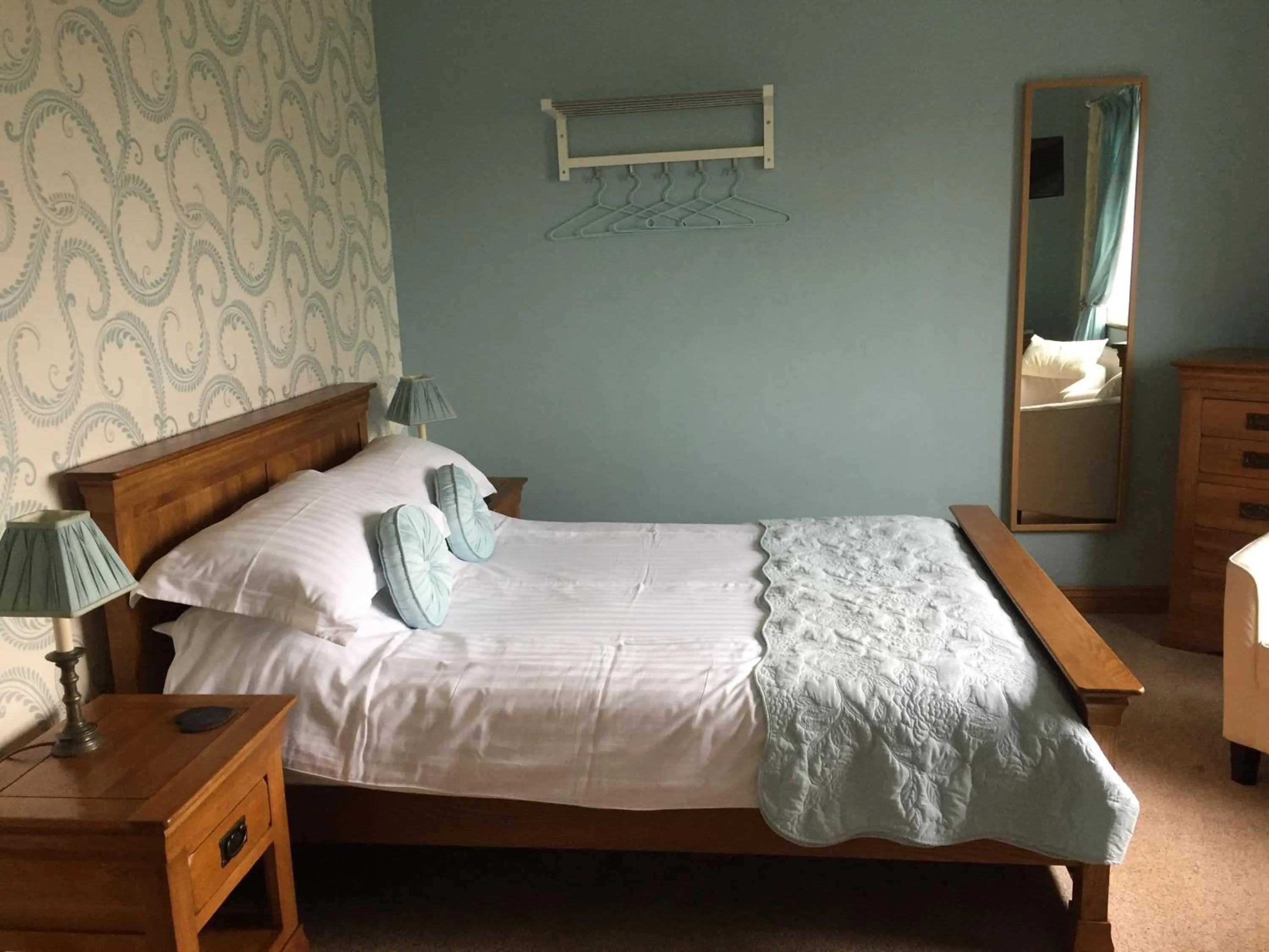 Bed in Gwynfryn Guest House