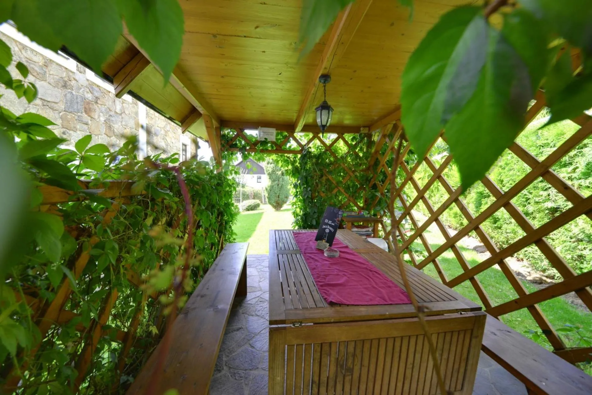 Garden in Penzion Kameňák