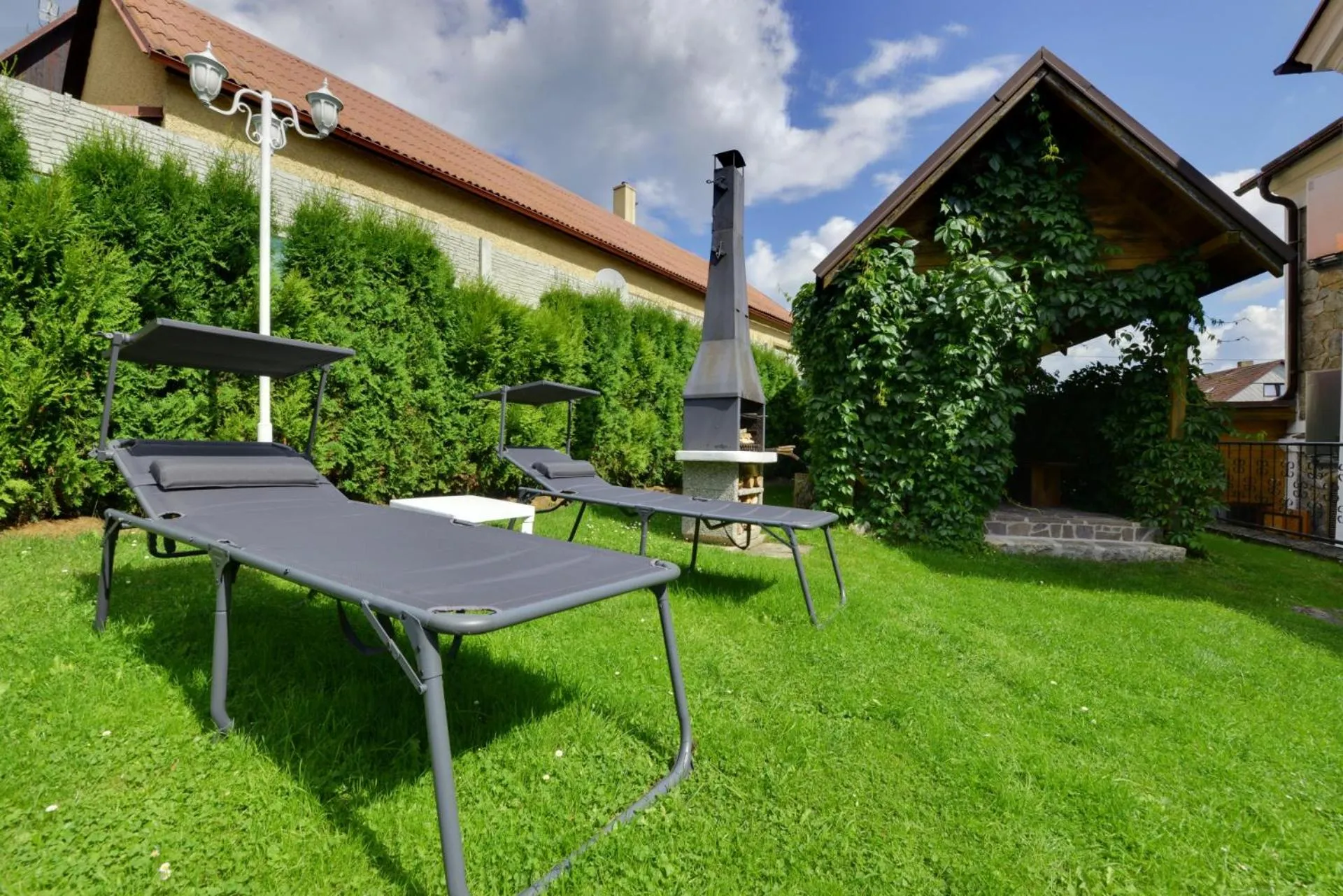 BBQ facilities in Penzion Kameňák