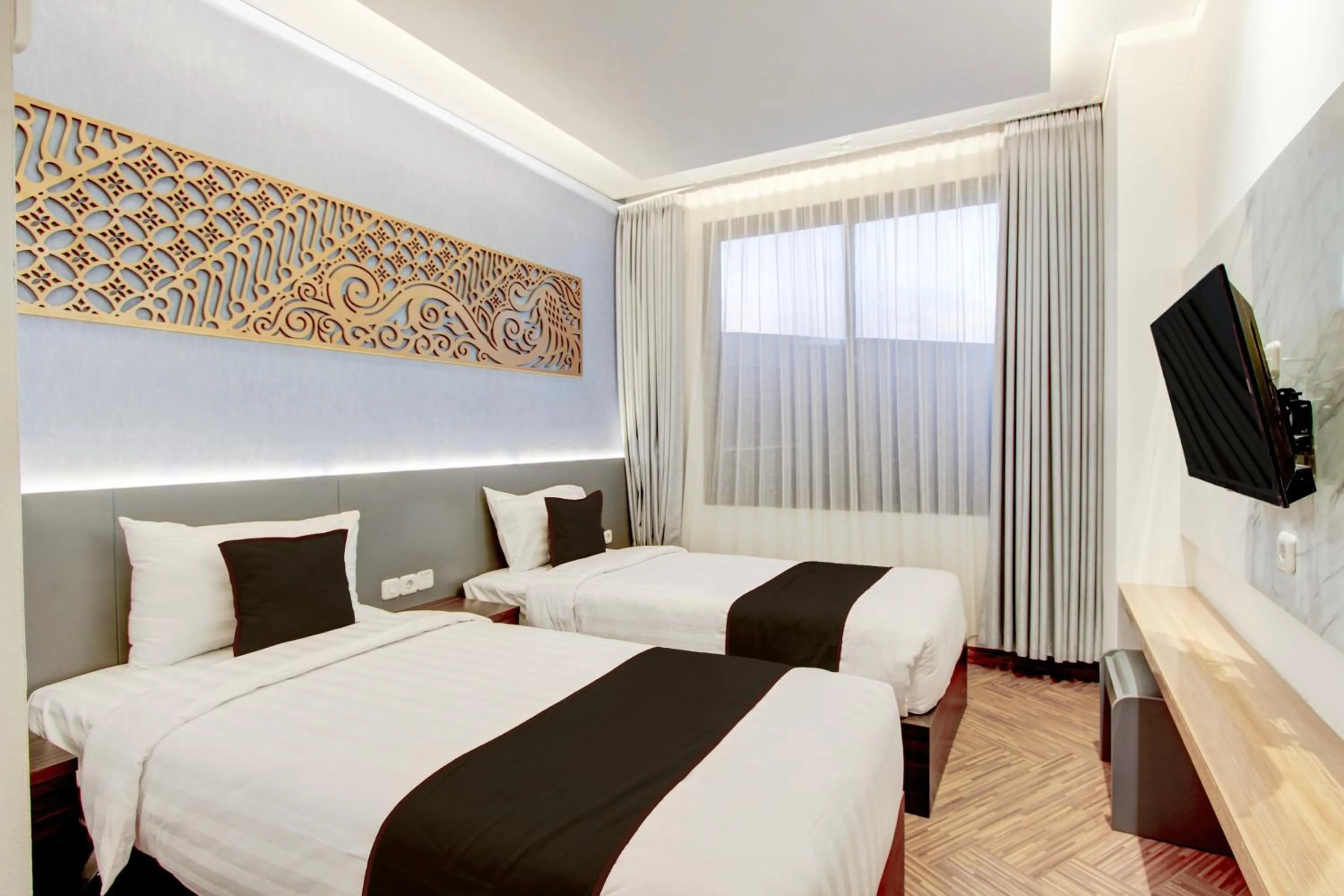 Bedroom, Bed in Townhouse OAK Near The Park Mall Semarang Formerly Semarang Boutique Hotel