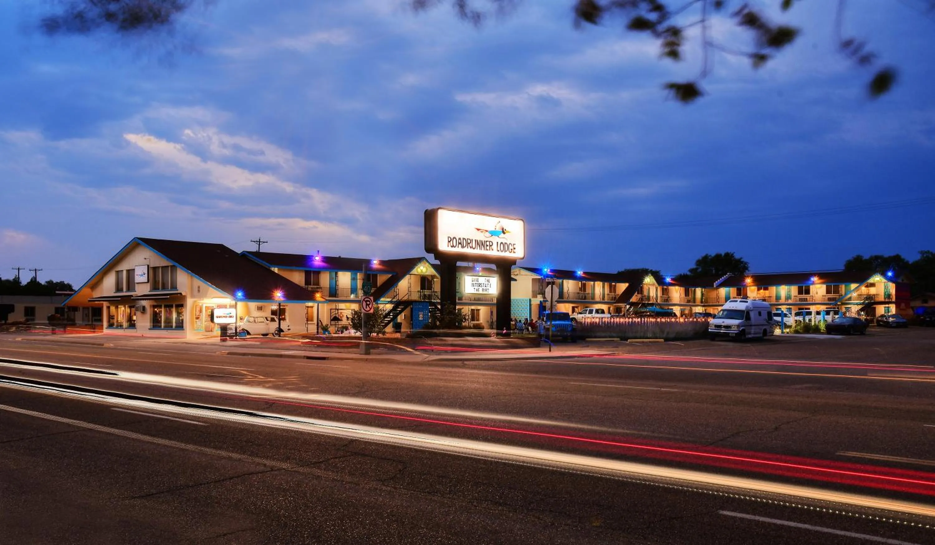 Street view in Roadrunner Lodge Motel