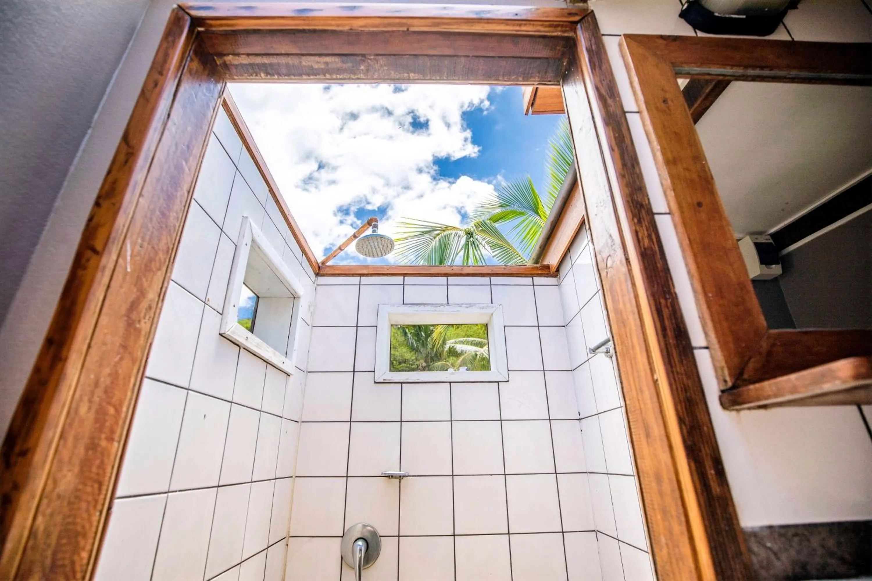 Shower in Barefoot Kuata Island Resort