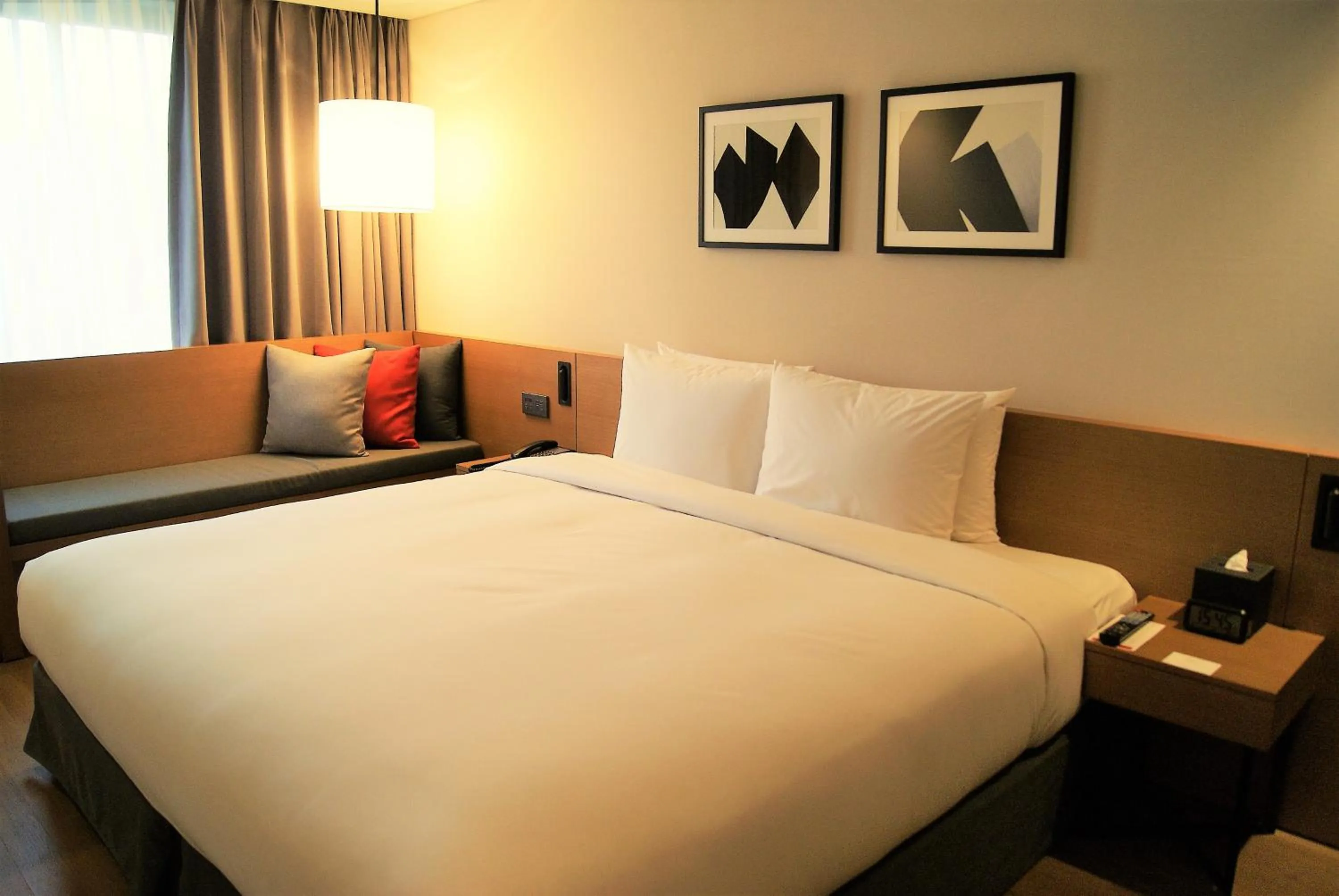 Decorative detail, Bed in Ramada by Wyndham Gunsan