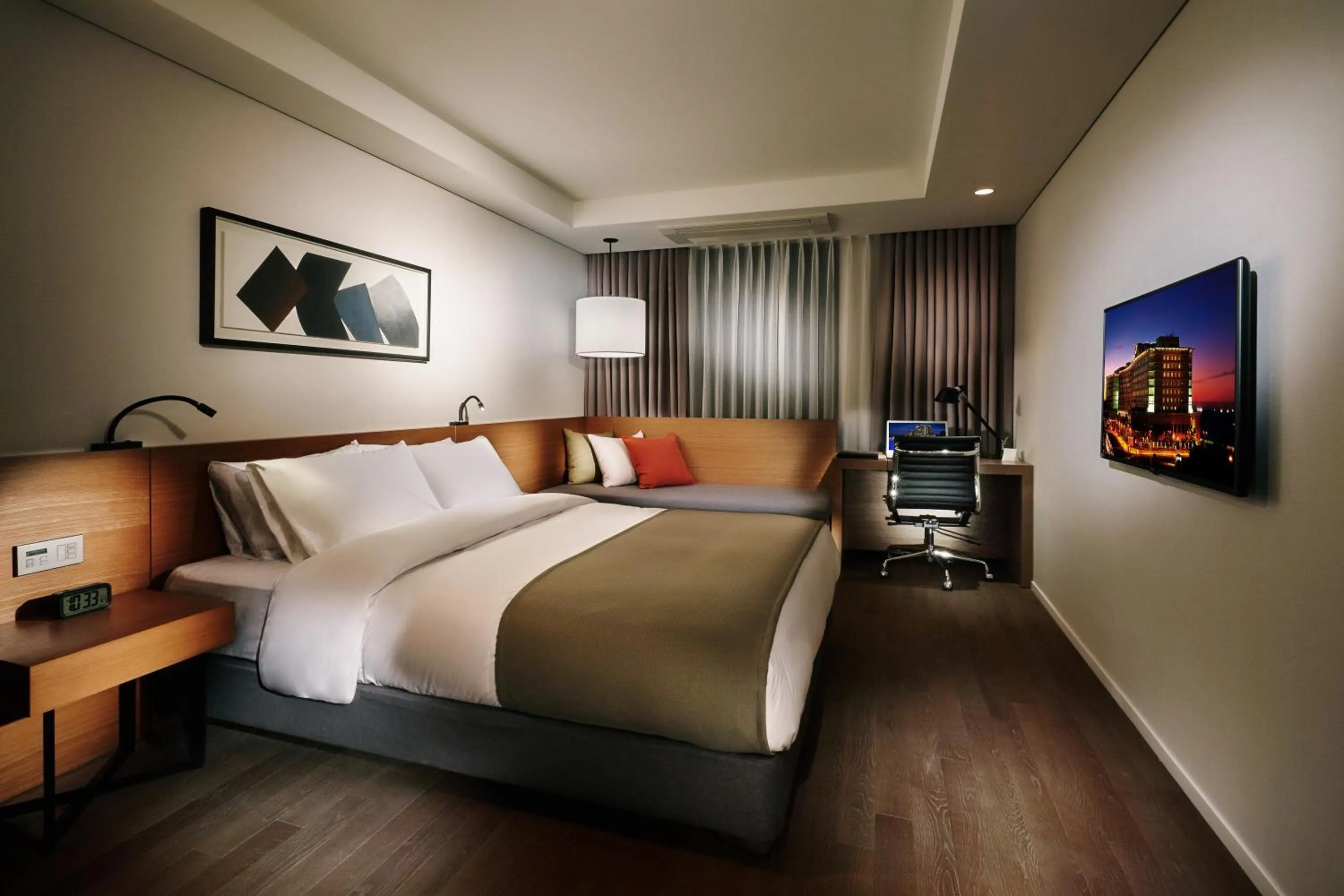 Photo of the whole room, Bed in Ramada by Wyndham Gunsan