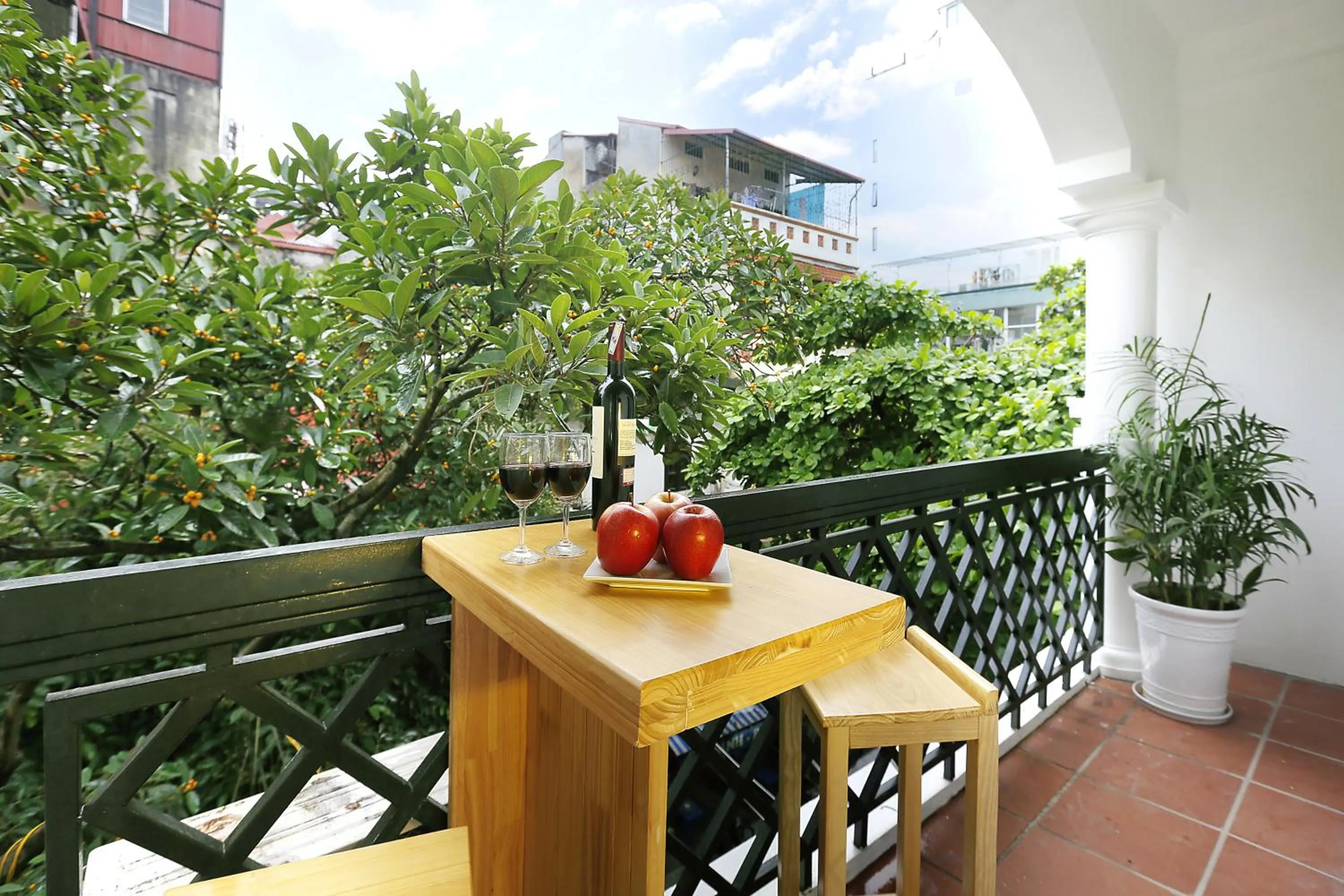 Balcony/Terrace in Hanoi Chic Boutique Hotel