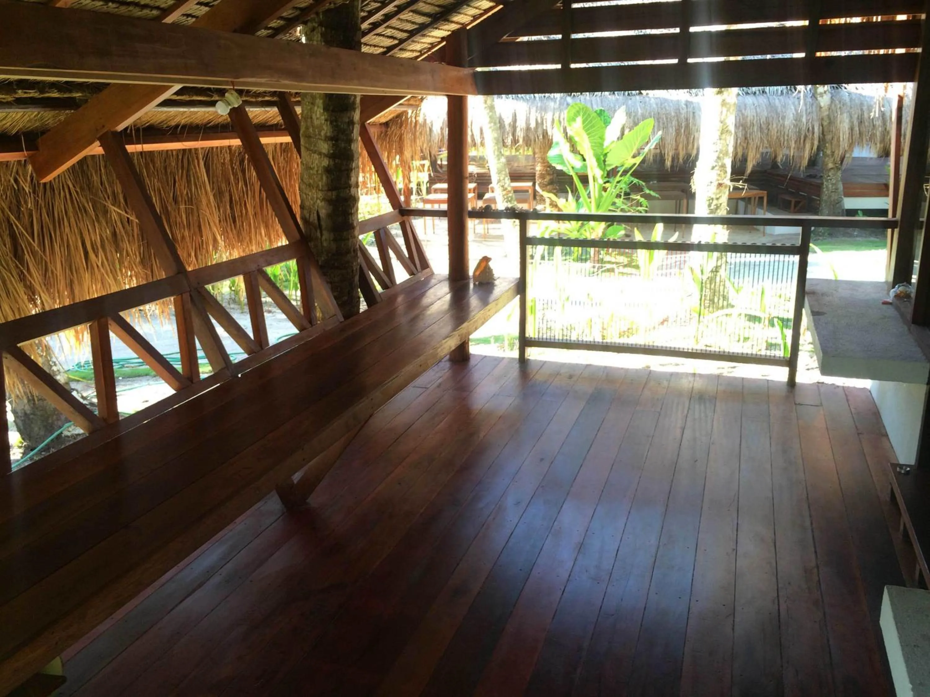 Seating area in Harana Surf Resort