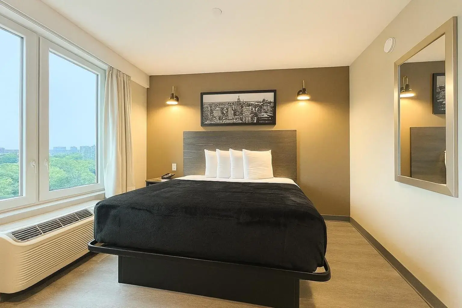 Deluxe Queen Room - Smoking in LIV Hotel Bronx GRAND OPENING Deluxe Queen Room - Smoking in LIV Hotel Bronx GRAND OPENING