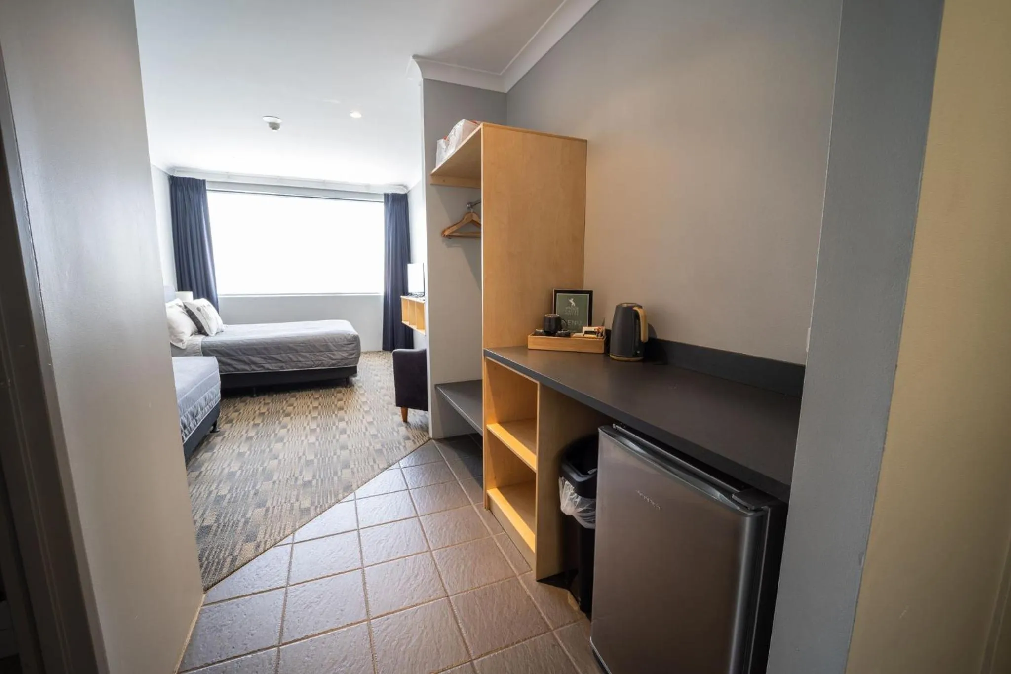 Bed in Windsor Castle Hotel