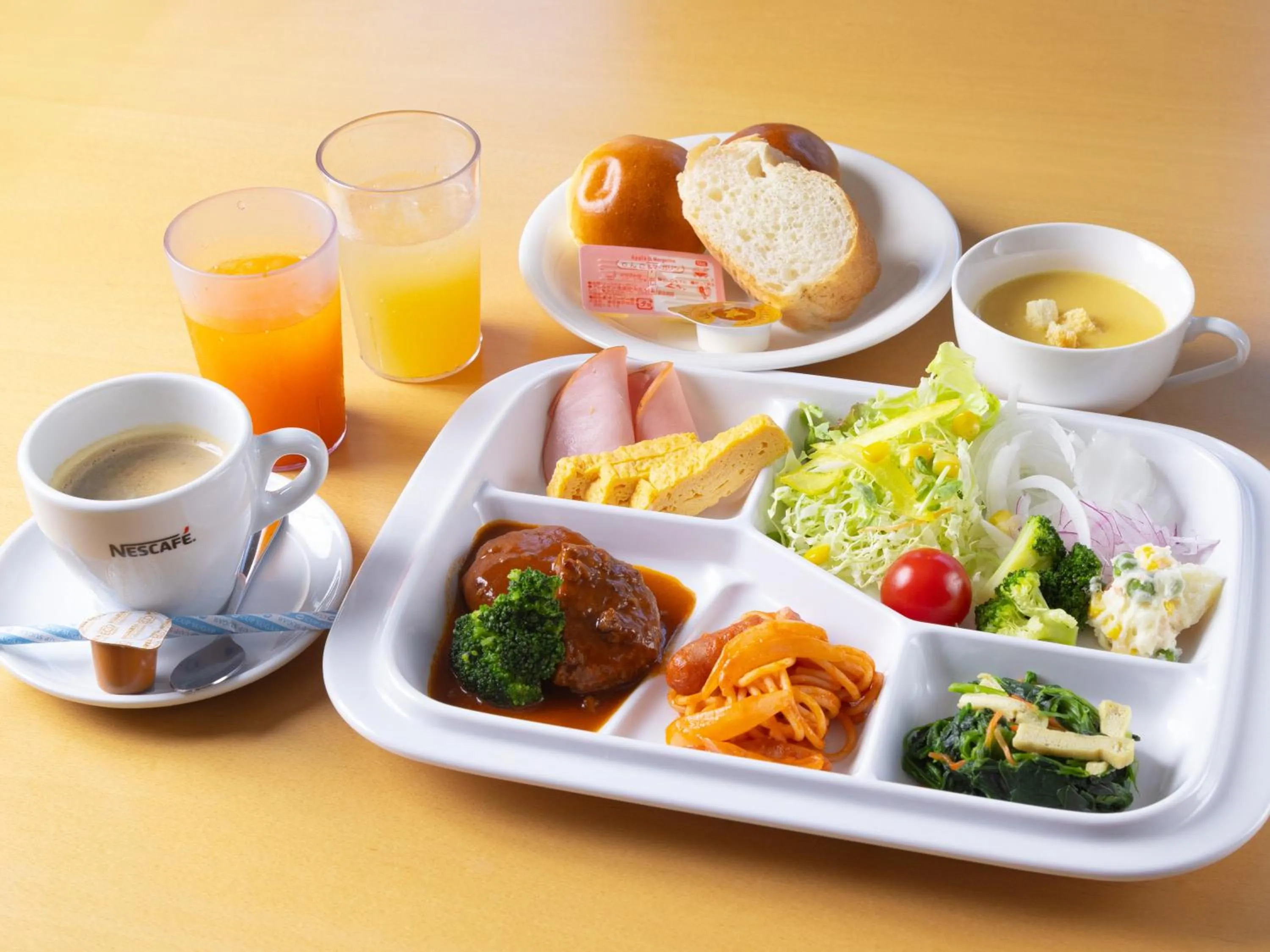 Buffet breakfast in APA Hotel Aomori Eki Kenchodori