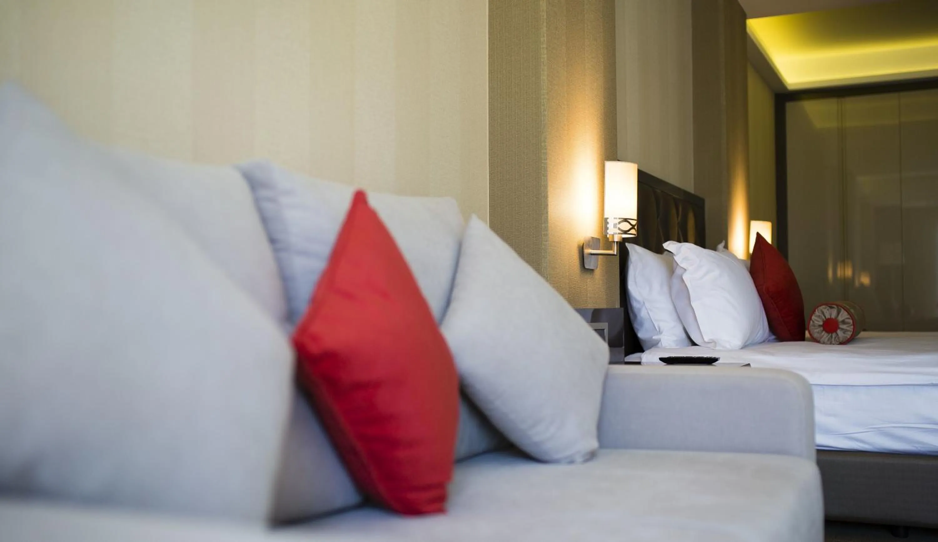 Seating area in Svalinn Hotel