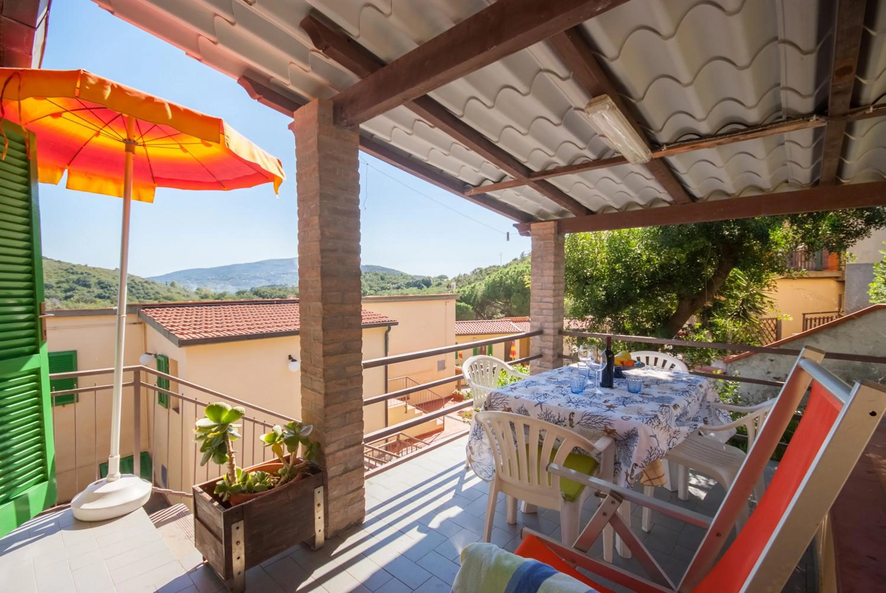 Balcony/Terrace in Residence La Valdana