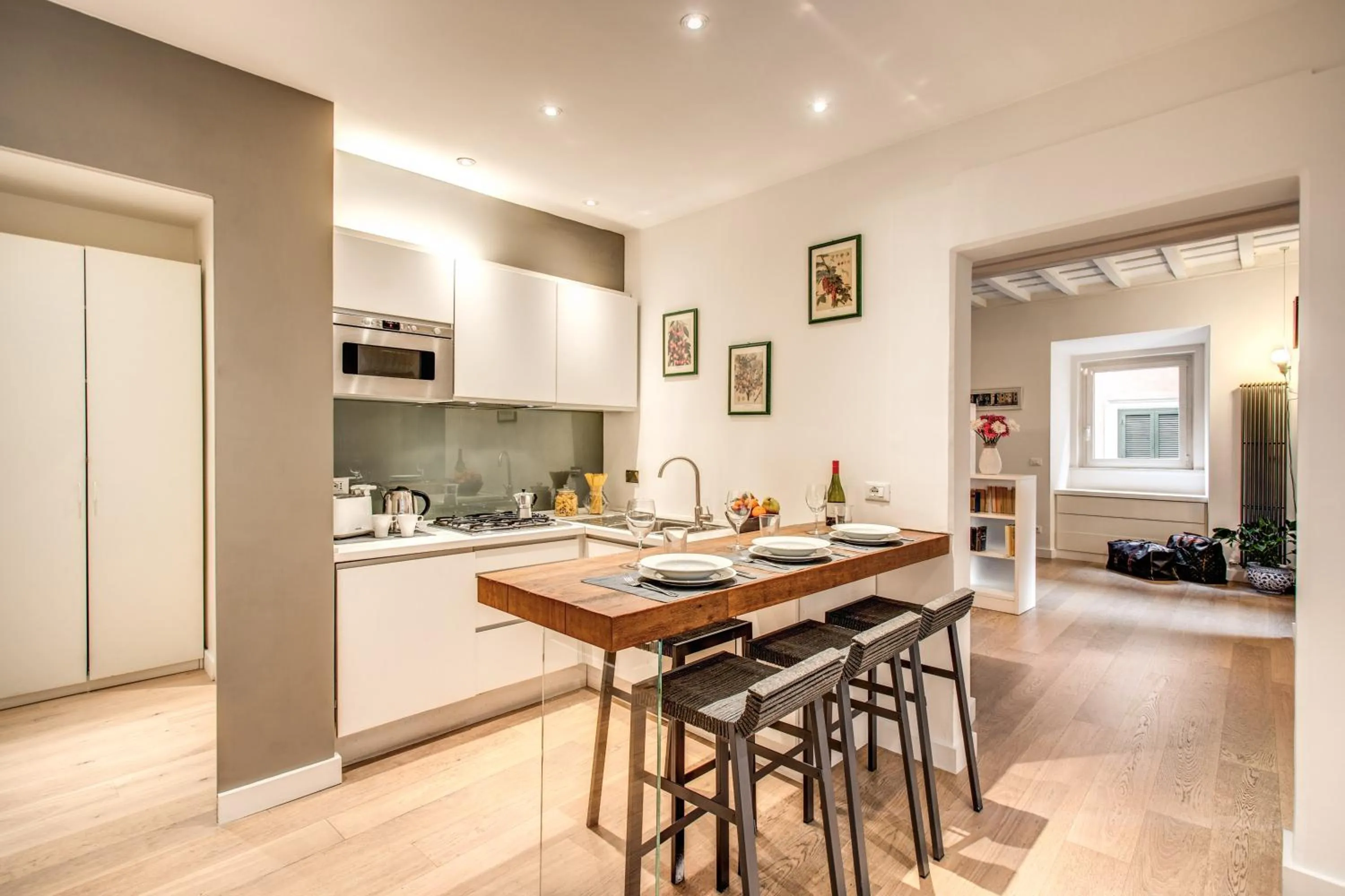 Kitchen or kitchenette in Orange Suites